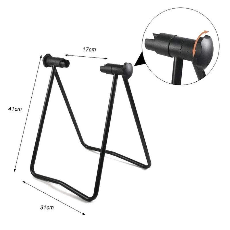SJENERT Bike Bicycle Trainer Stationary Cycle Stand Indoor Exercise Training Foldable for Indoor Riding Converter Mount