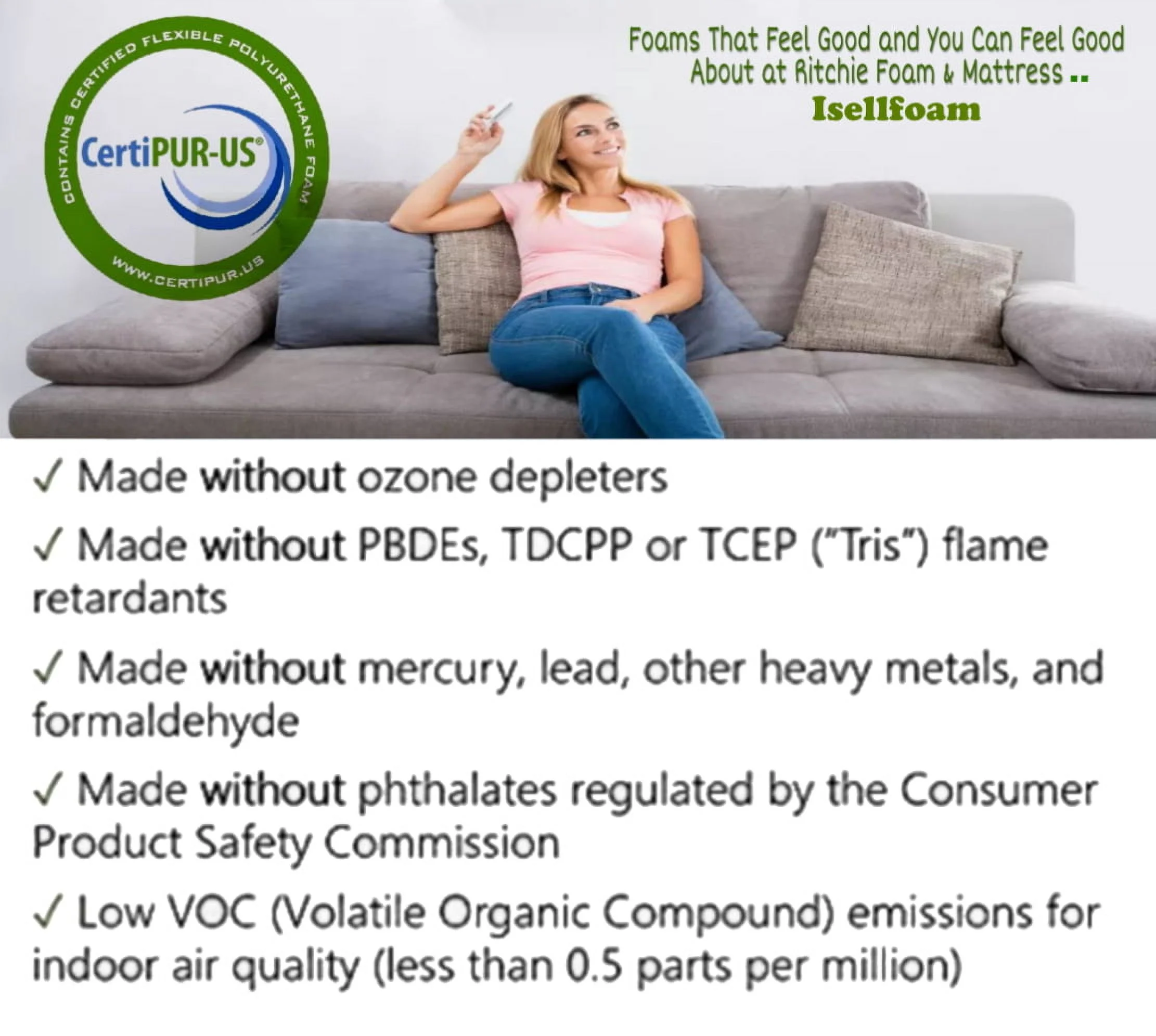 High Density Upholstery Foam Cushion 5