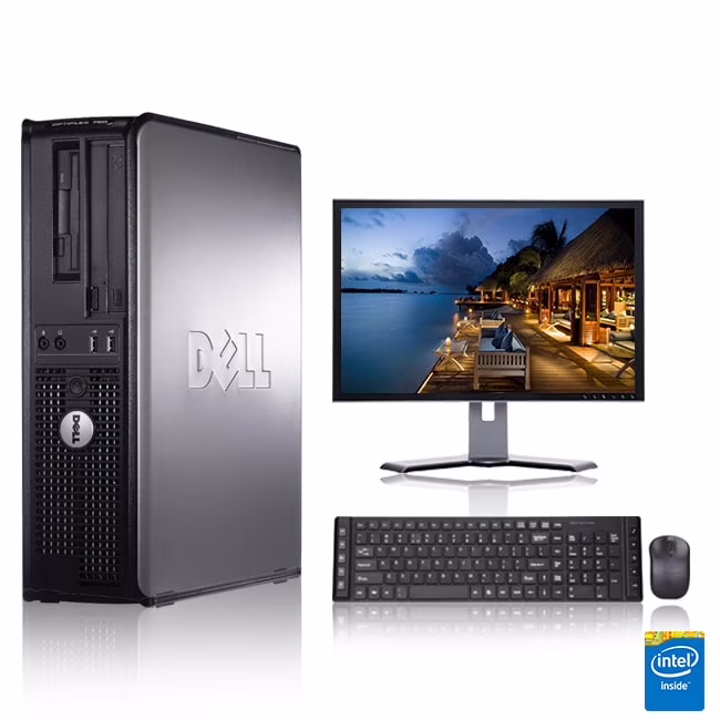 Restored Dell Optiplex Desktop Computer 3.0 GHz Core 2 Duo Tower PC, 8GB, 1TB HDD, Windows 10 Home x64, 19