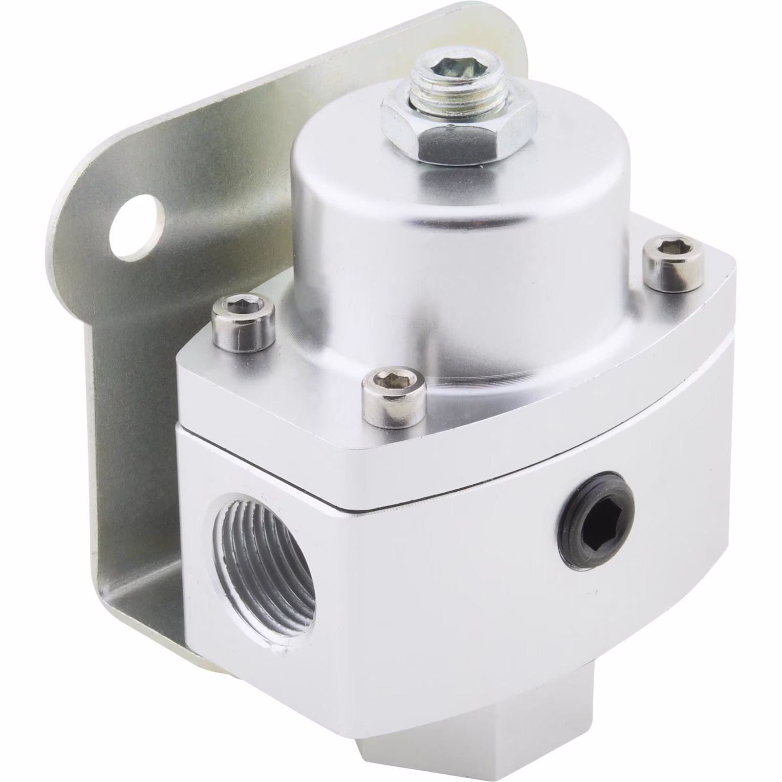 Aluminum Fuel Pressure Regulator, 5-12 PSI, 3/8 Inch NPT