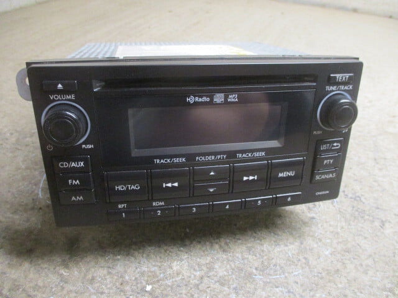 Pre-Owned Subaru Forester Single Disc CD MP3 WMA Player Radio CF625UM OEM LKQ (Good)