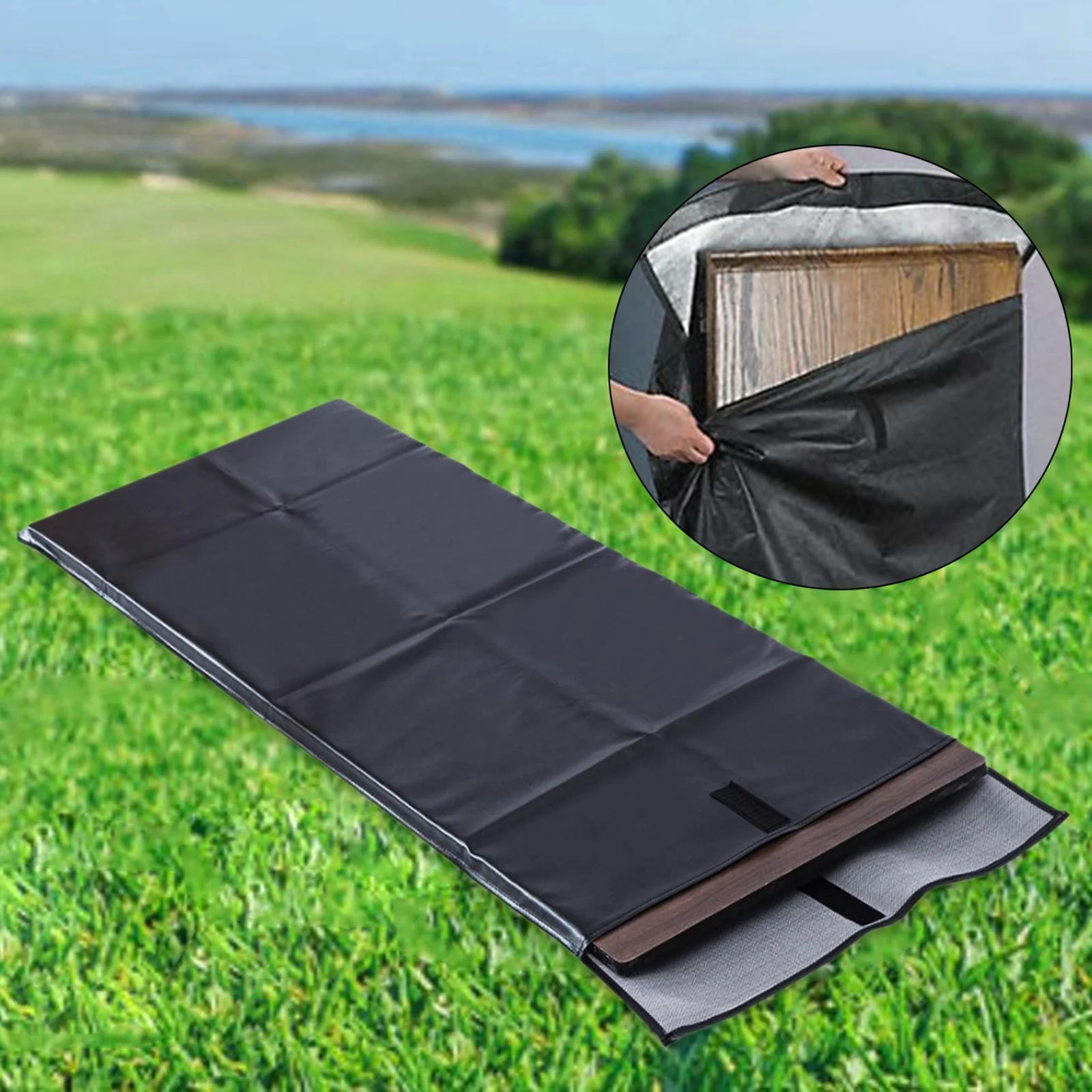 Dining Storage Bag Reusable Dust Storage Collection Scratch Resistant Lawn Heavy Duty Outdoor Picture Frame Art Craft Storage Bag 130x70cm