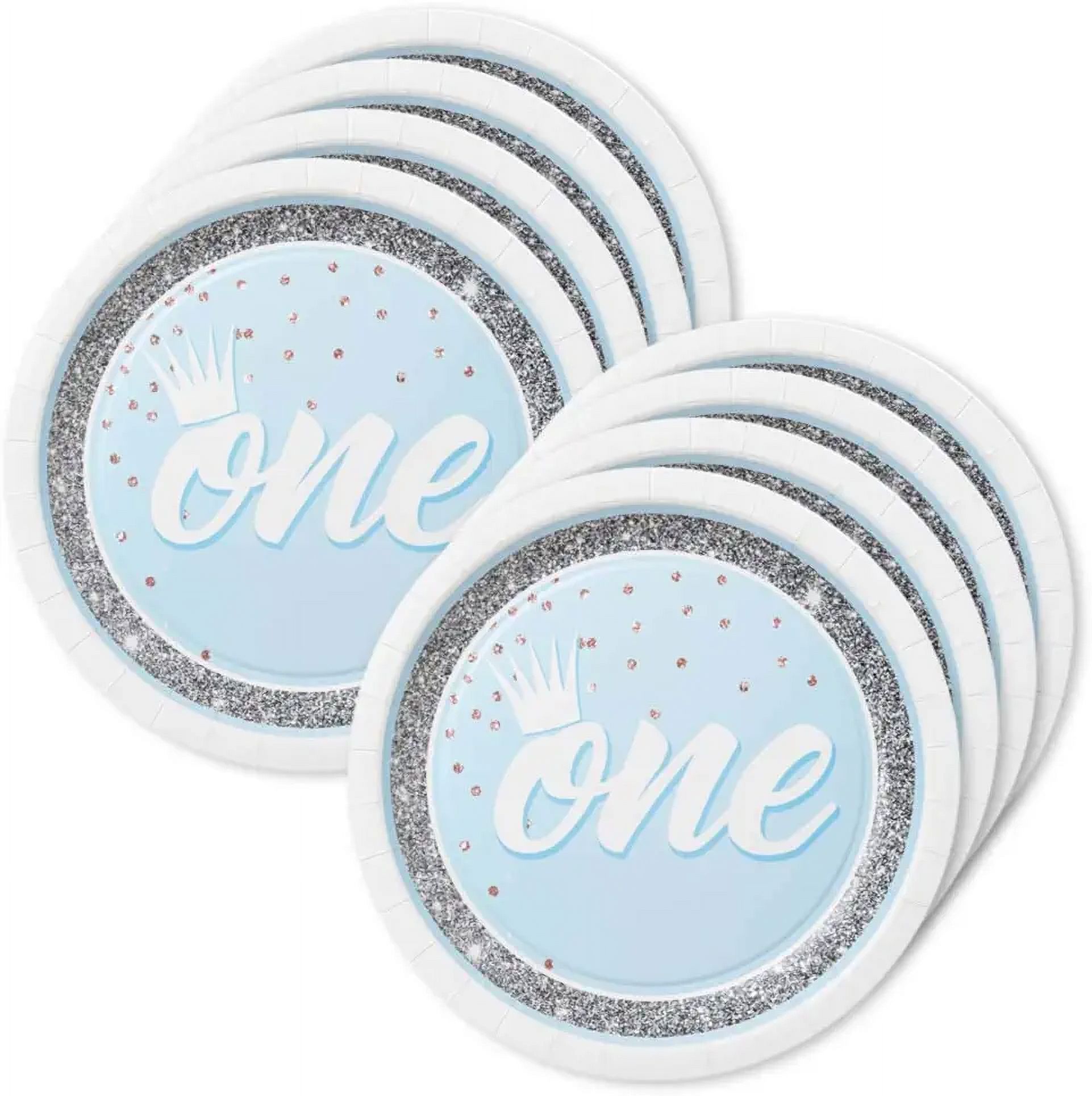 Birthday Express Royal Prince 1st Birthday Lunch Plates (24)