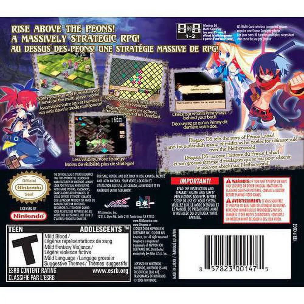 Disgaea DS [Nintendo DS DSi]