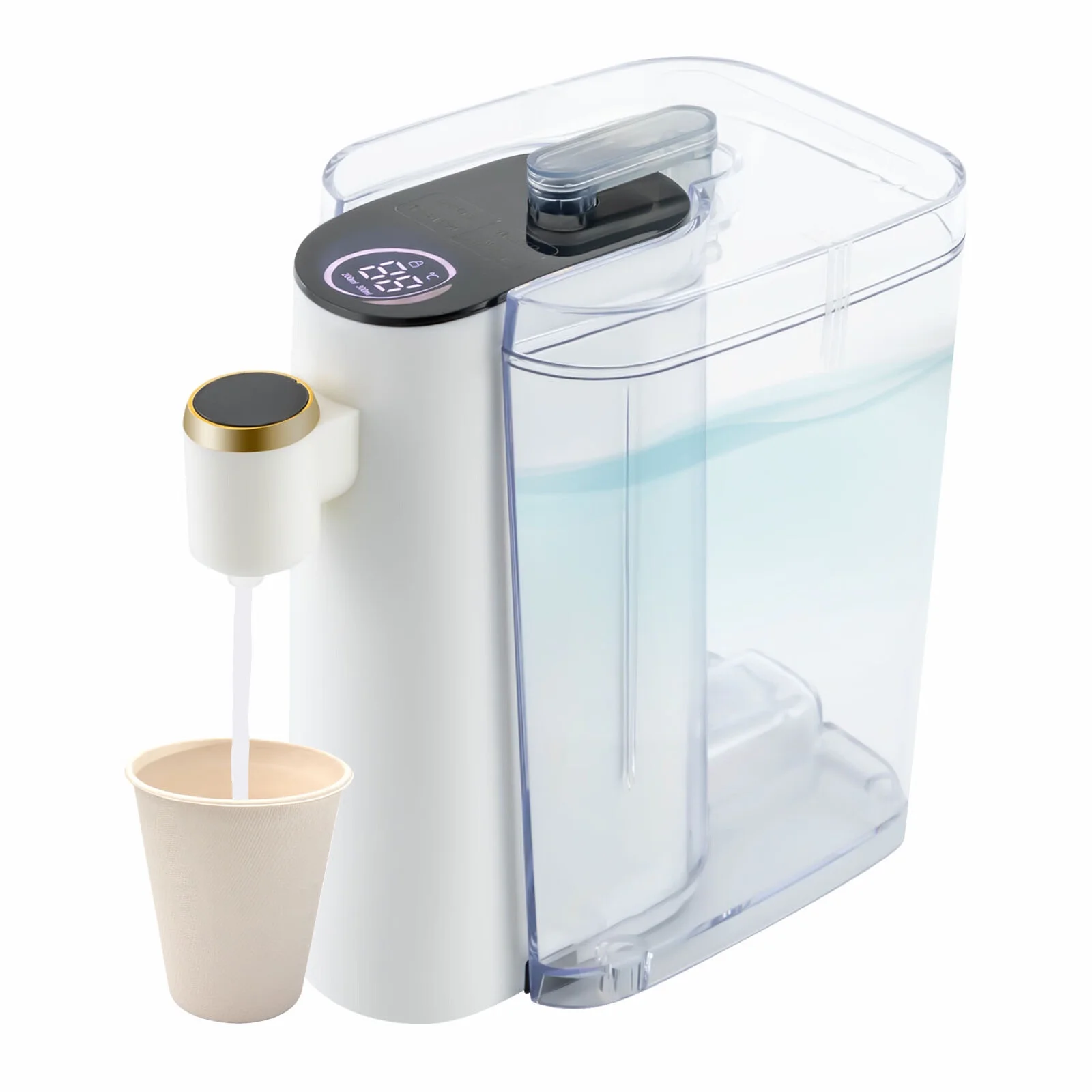 Aiqidi 3s Instant Hot Water Dispenser, Baby Bottle Formula Dispenser, Mineral/Bottled Water Dispenser 1500W Portable Water Warmer