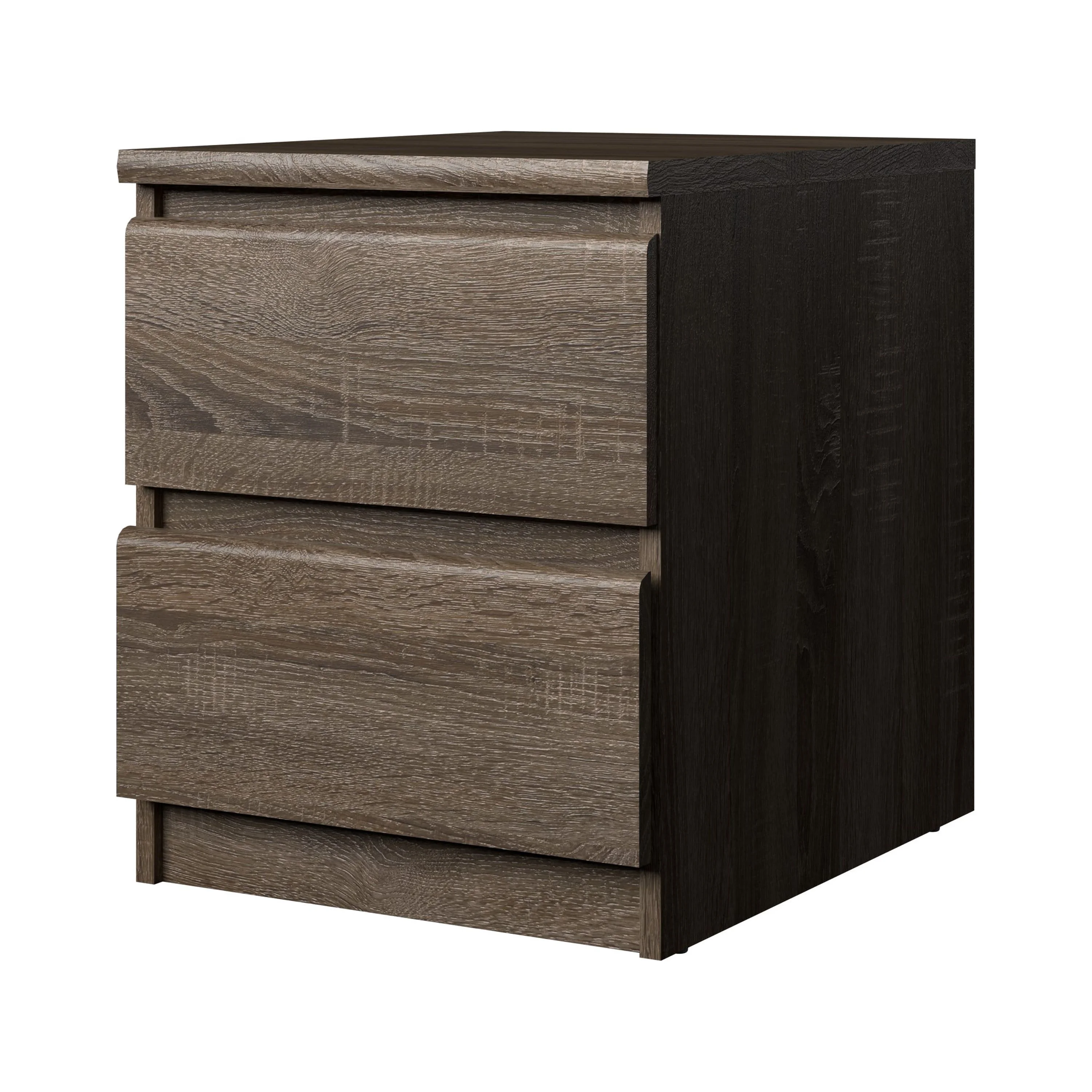 Scottsdale 2 Drawer Nightstand, Truffle Oak