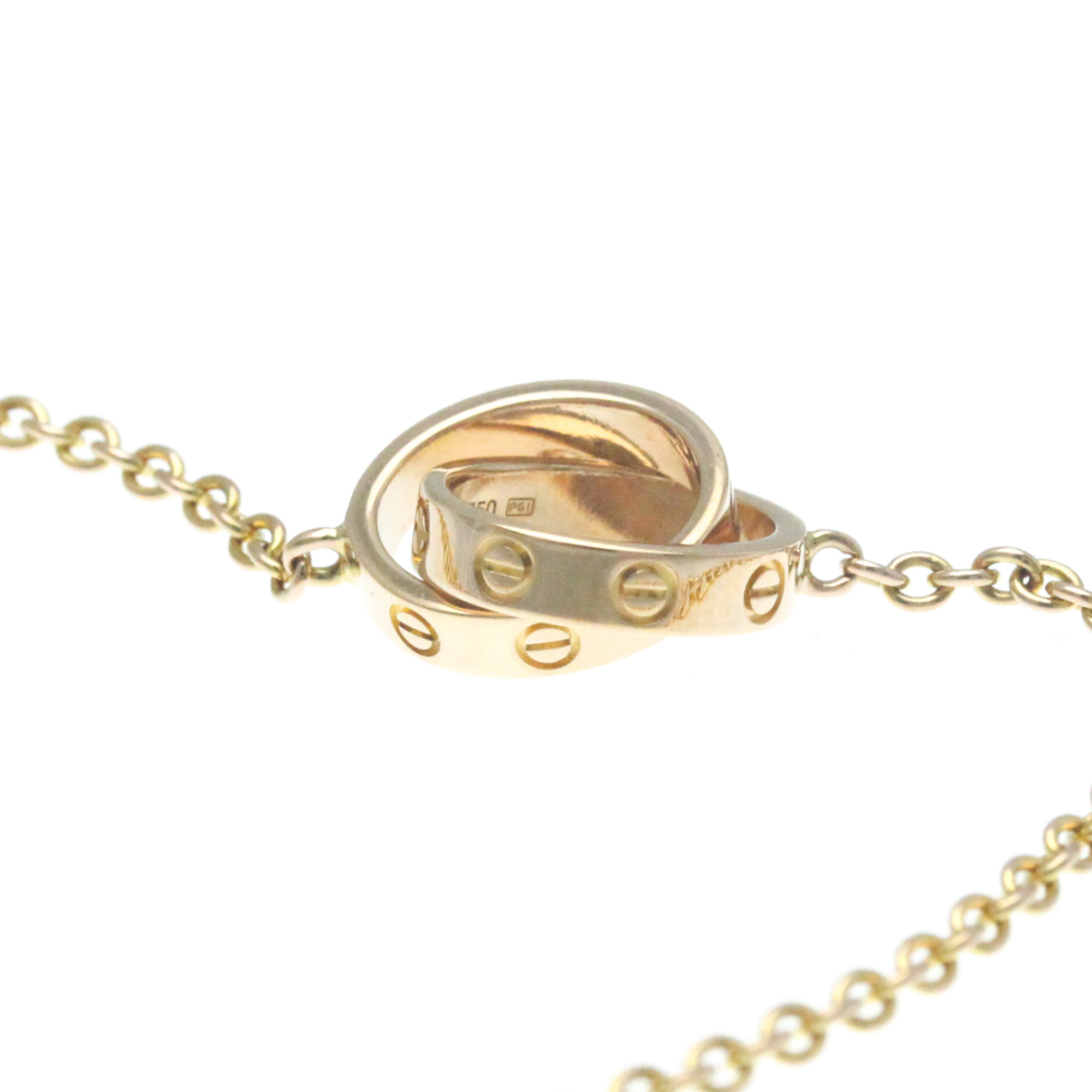 Pre-Owned Cartier Baby Love Bracelet B6027000 Pink Gold (18K) No Stone Charm Bracelet Pink Gold (Good)