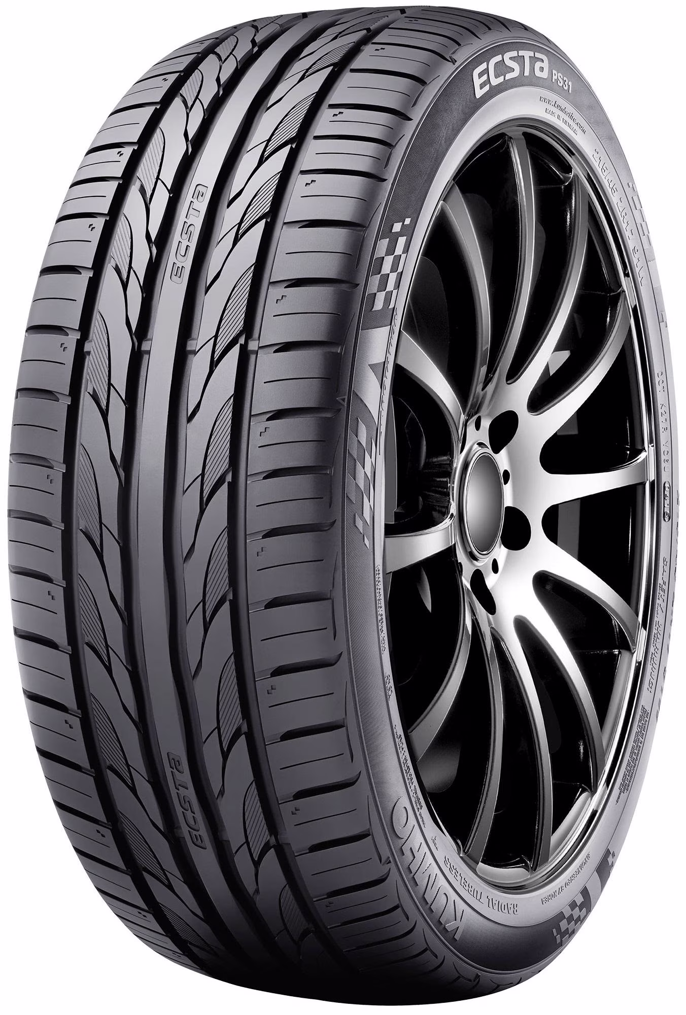 (Qty: 4) 215/45ZR17XL Kumho Ecsta PS31 91W tire