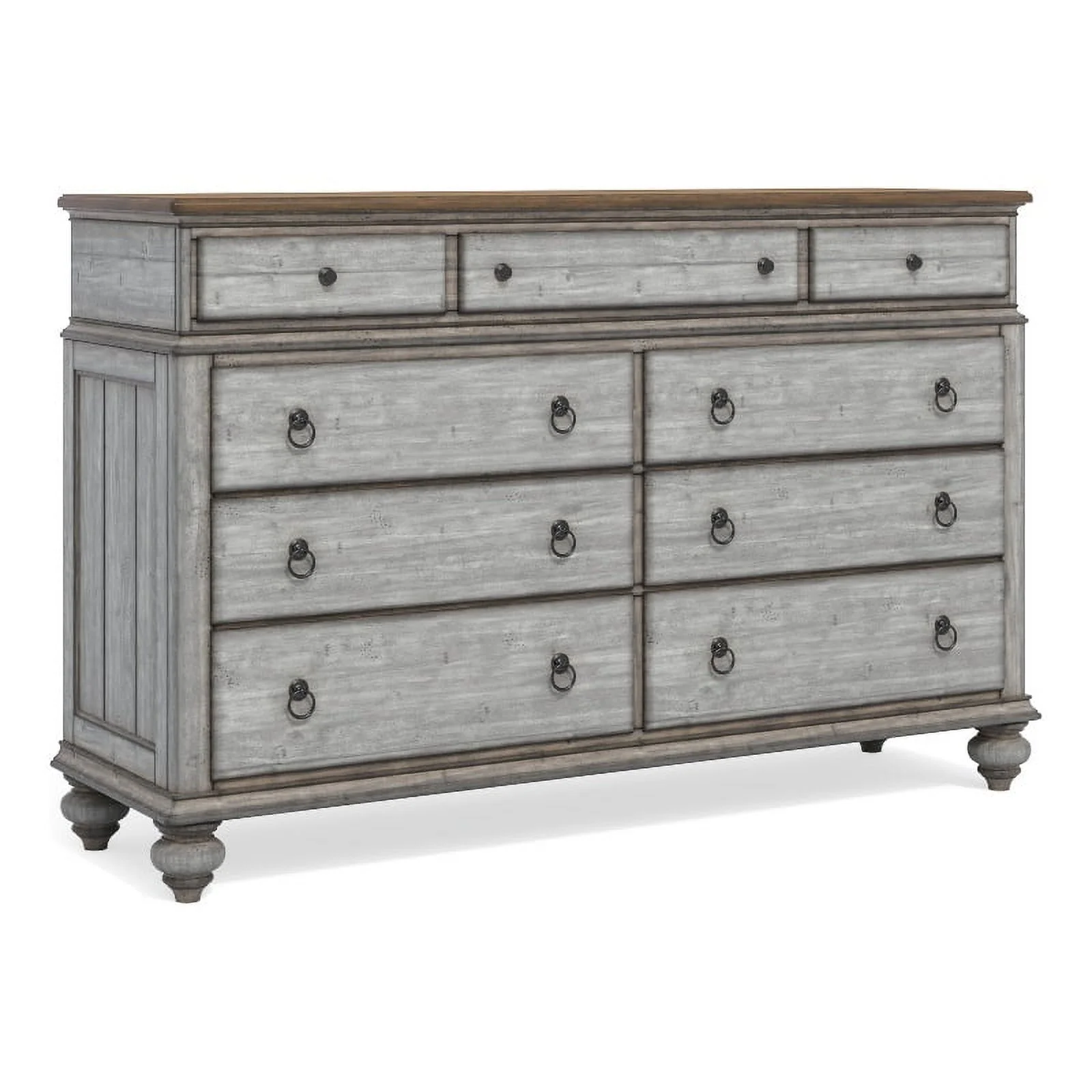 Home Square 3-Piece Set with Drawer Chest & Dresser & Media Chest