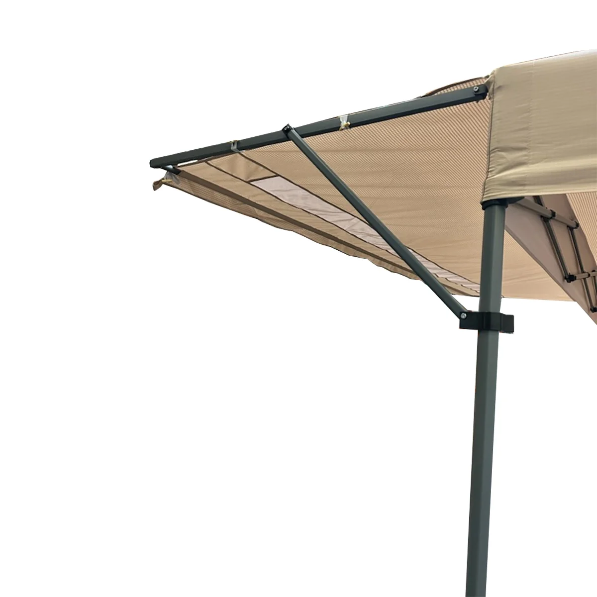 Garden Winds Custom Fit Replacement Canopy Top Cover Compatible with The ABCCanopy and Cooshade 10x10 Tent with Awning - Upgraded Performance RIPLOCK 350 Fabric…