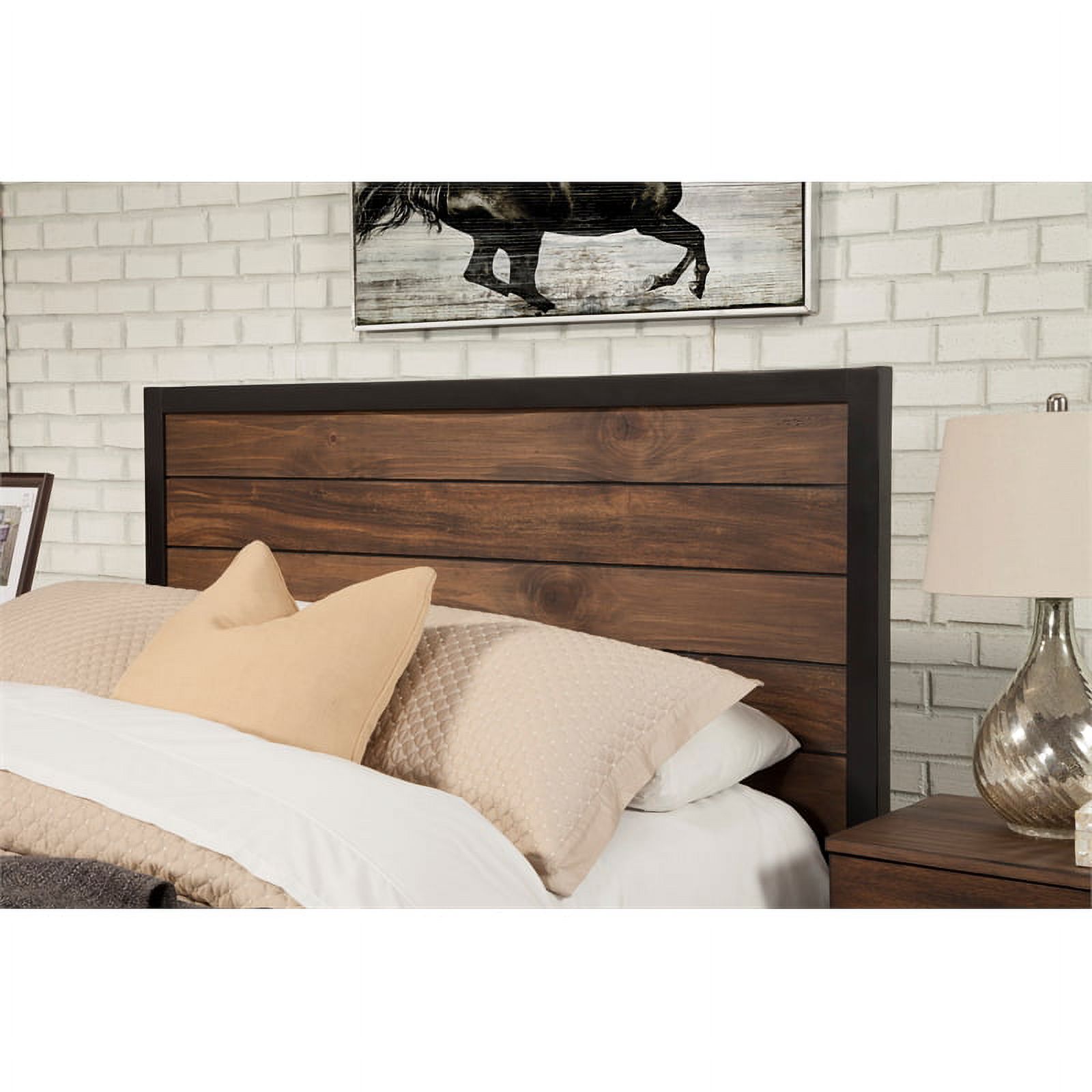 Home Square 2-Piece Set with Weston Standard King Headboard & Nightstand