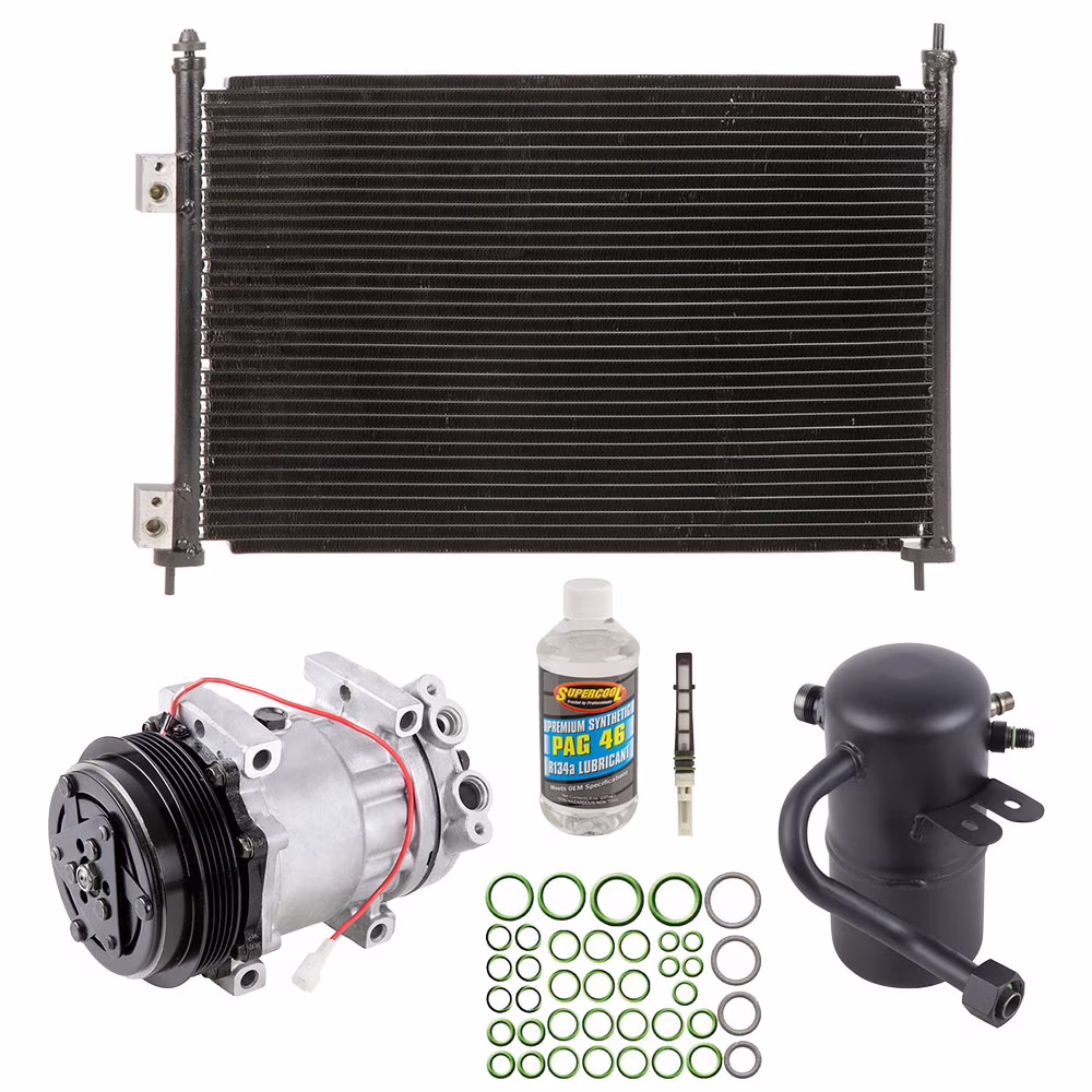 For Mazda 626 V6 1998-2002 A/C Kit w/ AC Compressor Condenser & Drier - Buyautoparts