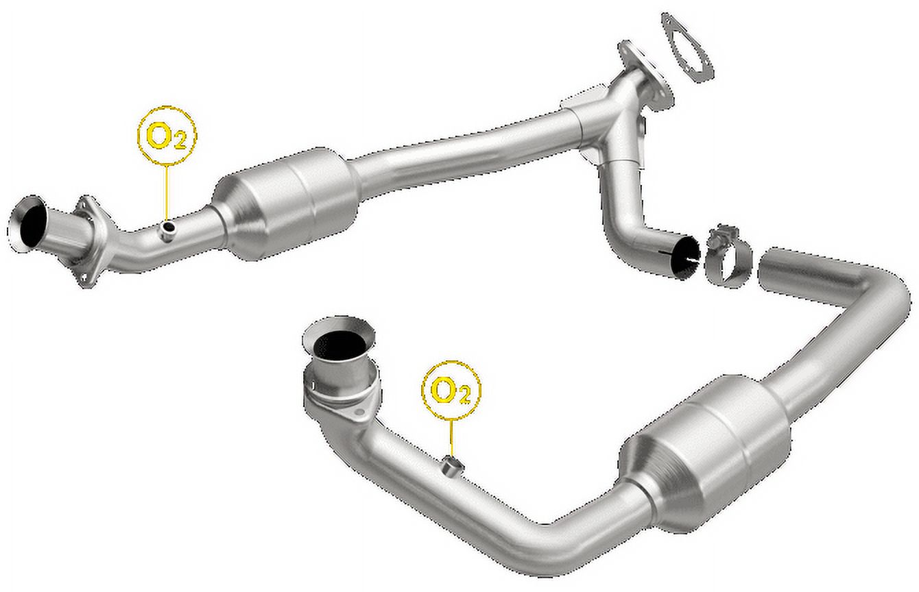 MagnaFlow 51378 - Catalytic Converter Fits select: 2000-2003 FORD ECONOLINE