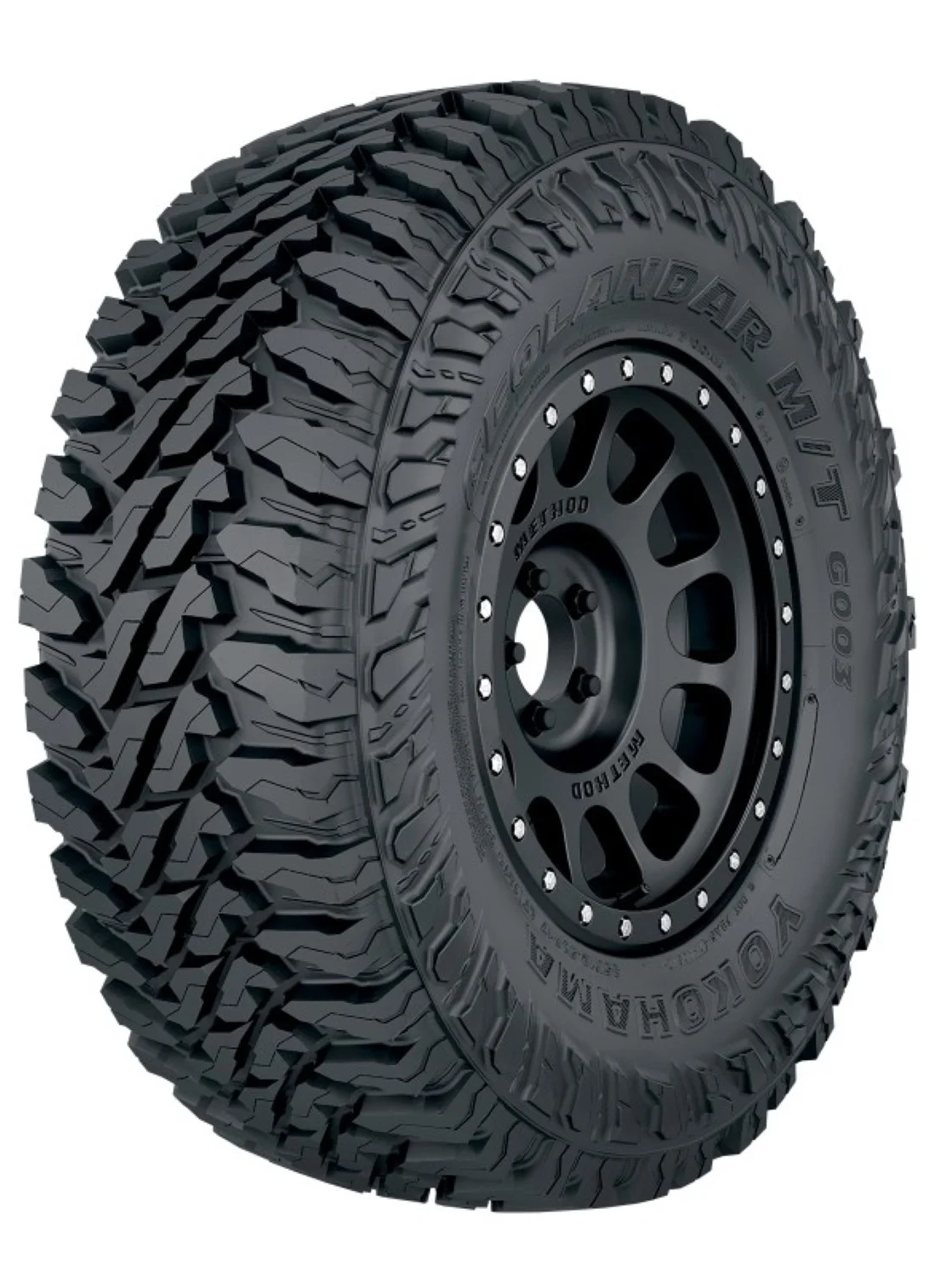 Set of 4 Yokohama Geolandar M/T G003 LT35X12.50R18 123Q E Tires