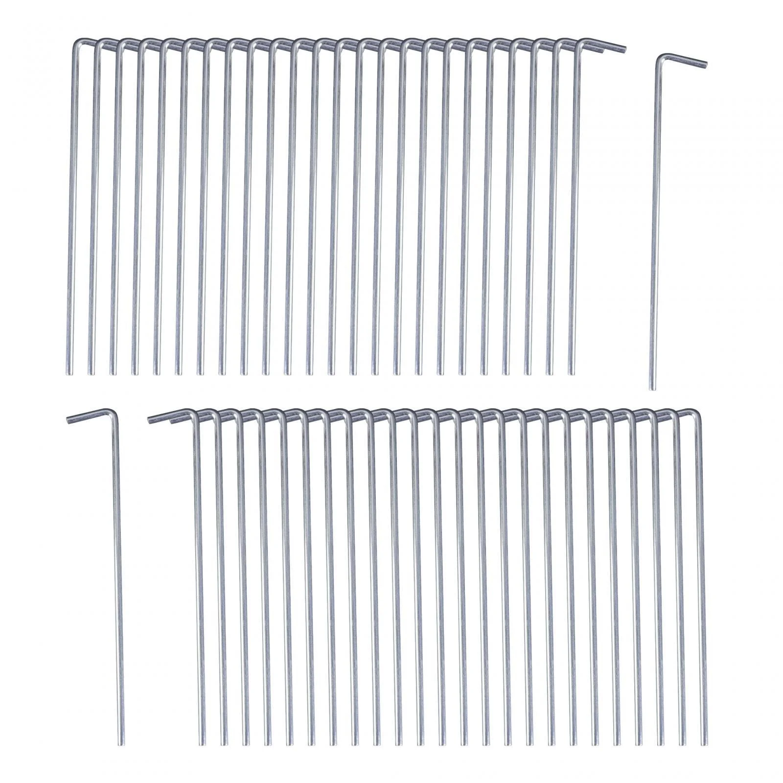Pack of 50 Tent Pegs Nails 7.9inch Aluminum Alloy Rust Multifunctional