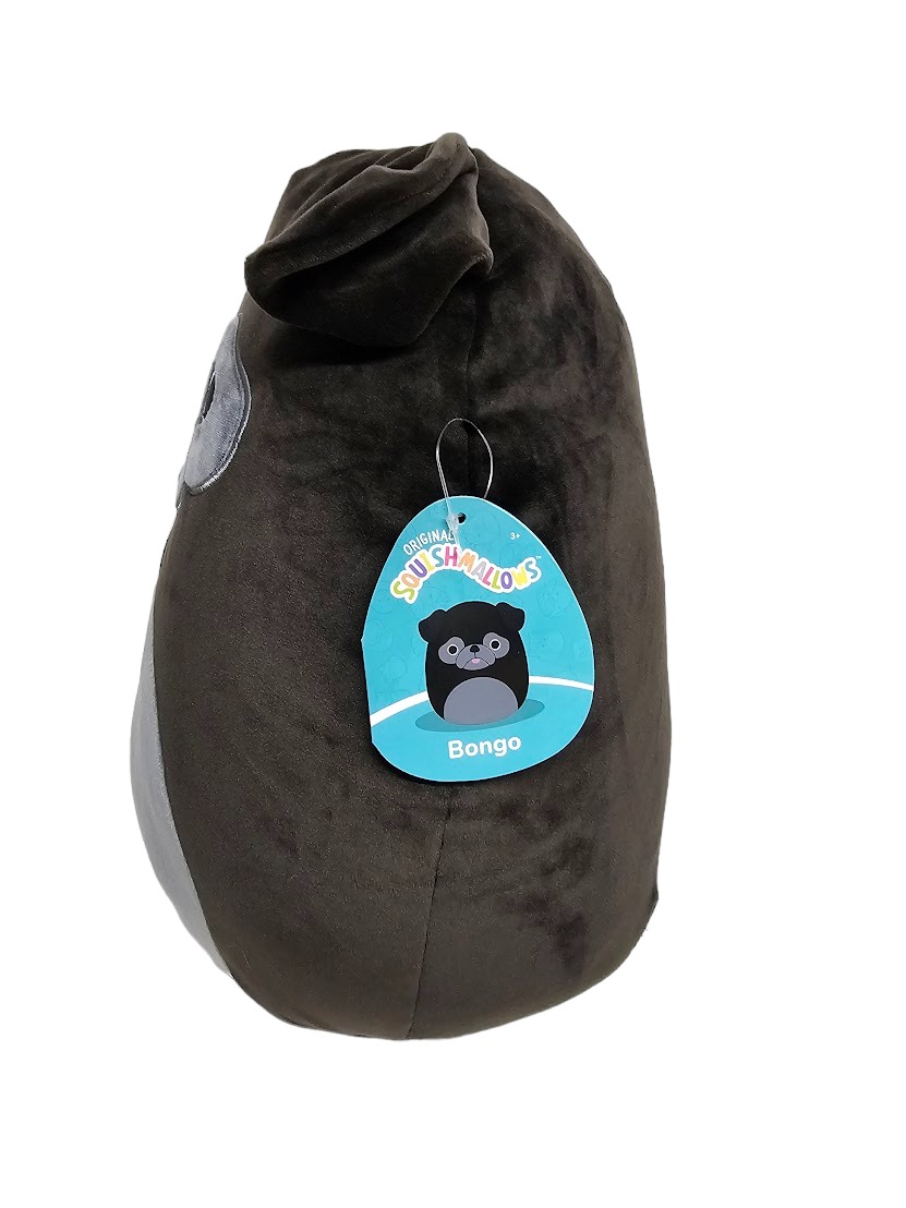 Squishmallows Official Kellytoys Plush 14 Inch Bongo the Black Pug Dog Ultimate Plush Stuffed Toy