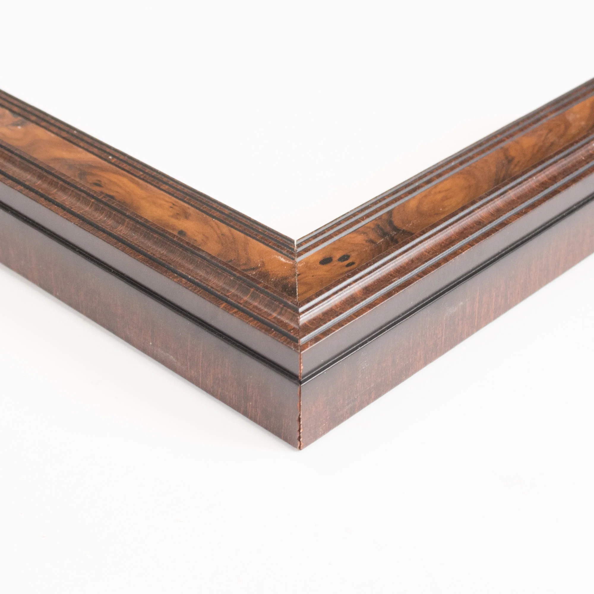 22x12 Frame Brown Solid Wood Picture Frame Width 2 Inches | Interior Frame Depth 0.5 Inches |