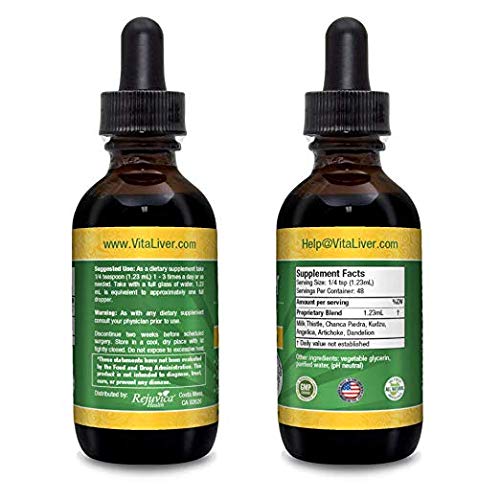 VitaLiver - Advanced Liver Support Supplement - Liquid Delivery for Better Absorption - Milk Thistle, Artichoke, Chanca Piedra, Dandelion & More!