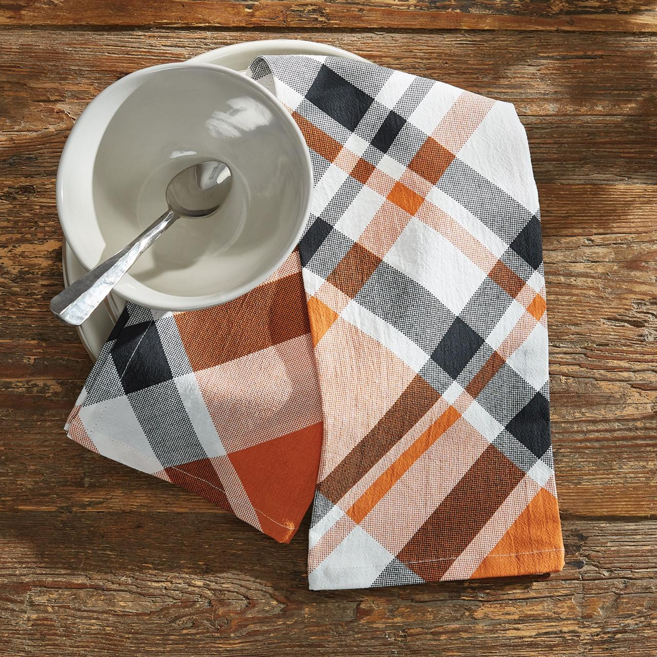 Salem Plaid Dishtowels - Set of 2