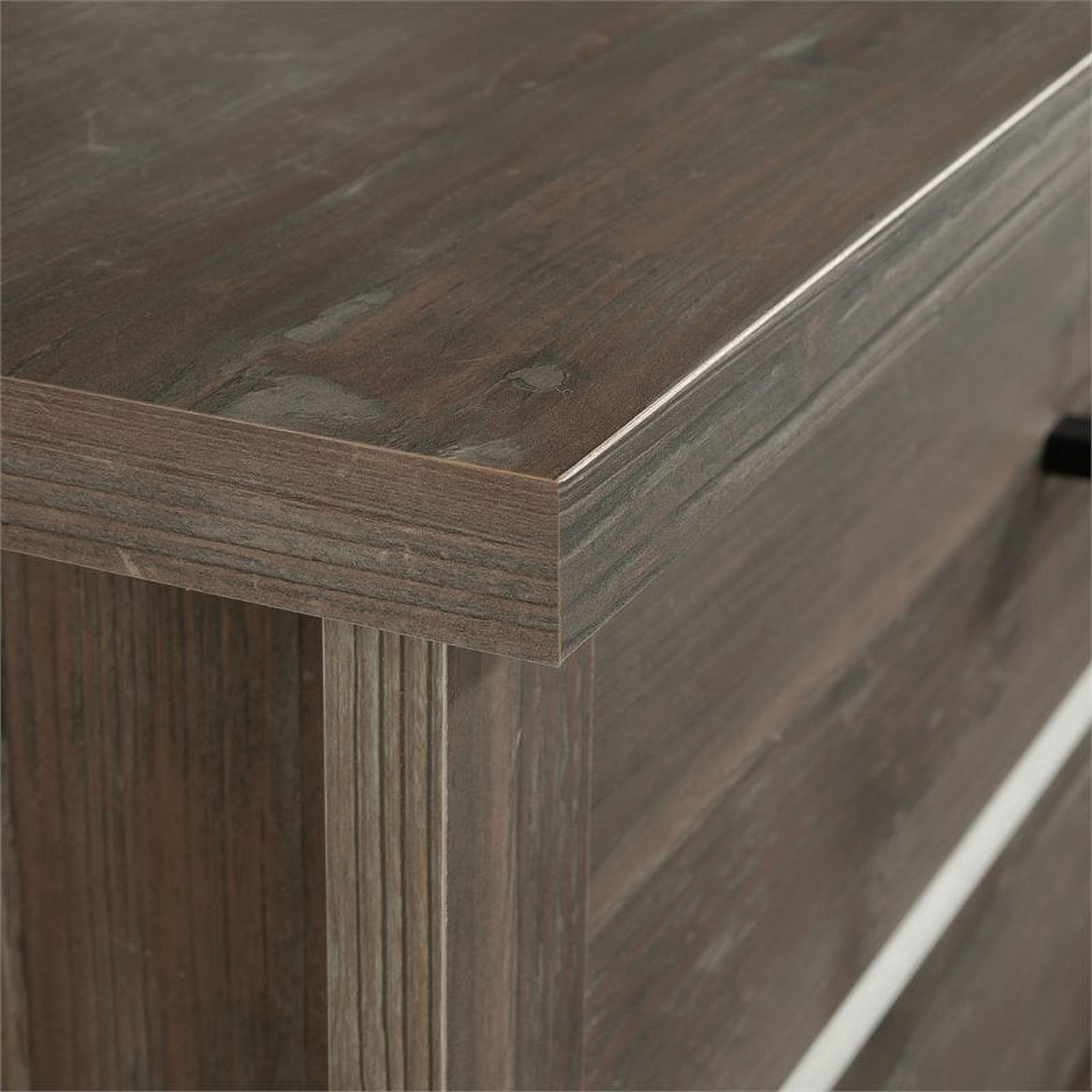 Pemberly Row Engineered Wood 4-Drawer Bedroom Chest in Pebble Pine