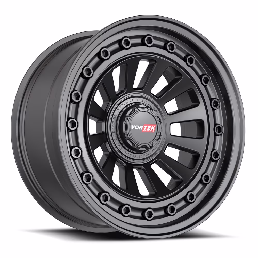 18x9 Vortek VRD-702 Matte Black Wheel 5x5/5x5.5 (12mm)