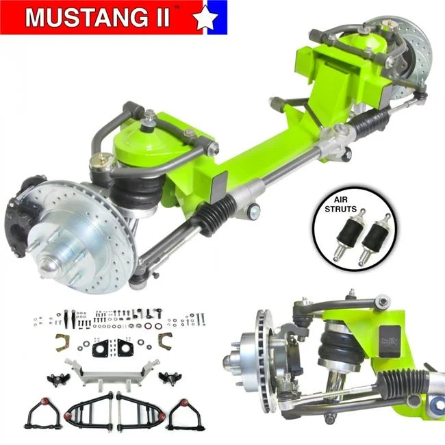Helix Suspension Brakes & Steering  IFS AeroShock 2 in. Drop 6 x 5.5 Manual Right Hand Drive Rack for 1934 Pontiac Car Mustang II