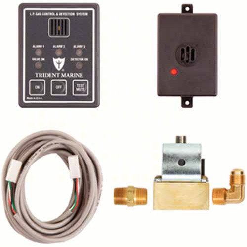 Trident Marine 1300-7761 KIT Trident 1300-7761-KIT LPG 12V Control & Detection System with 10' Connect Cable