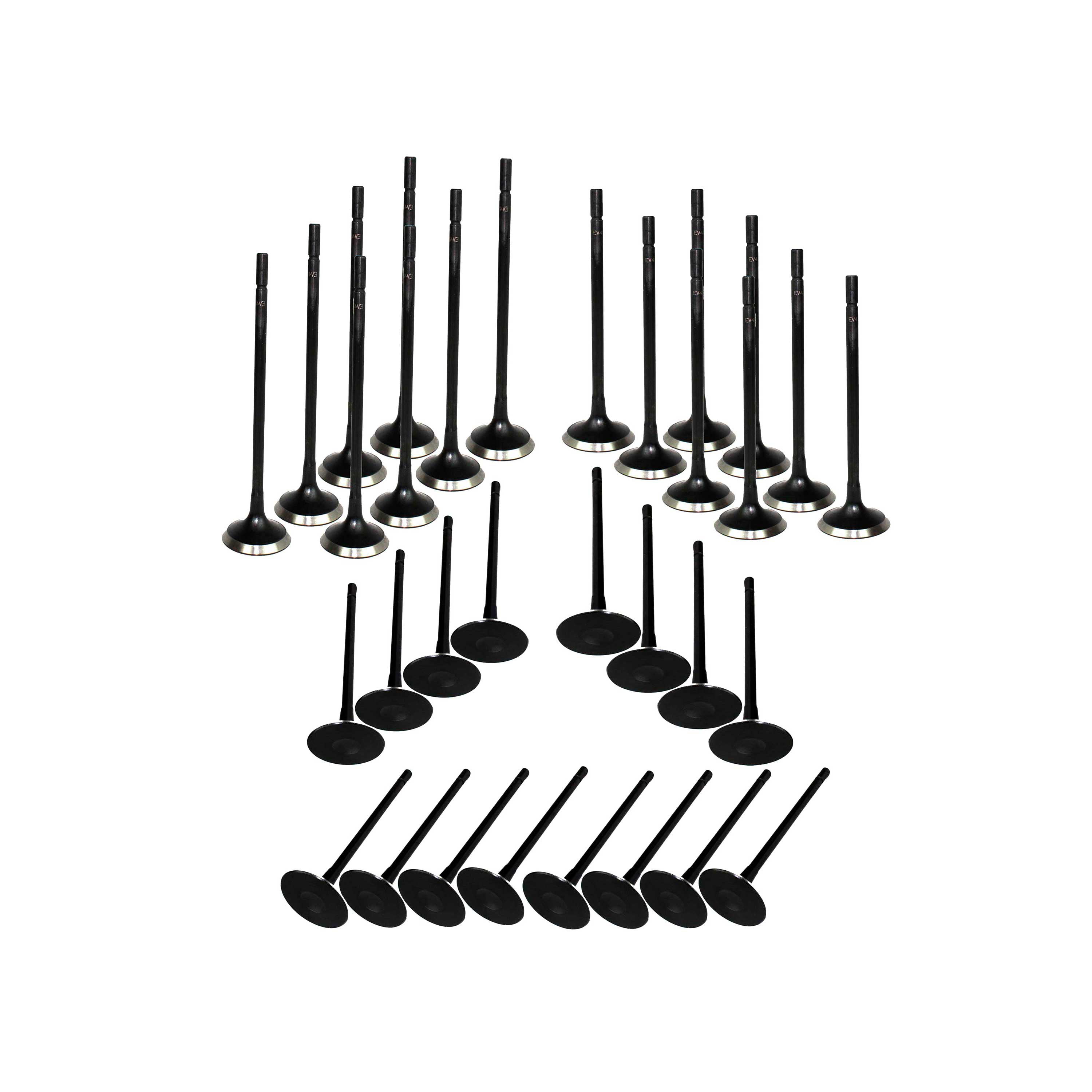 DNJ VK324162 Exhaust Intake Valve Kit Fits Cars & Trucks 2000-2006 Ford, Lincoln V8 3.9L DOHC 32V EV4162 X16 IV4162 X16