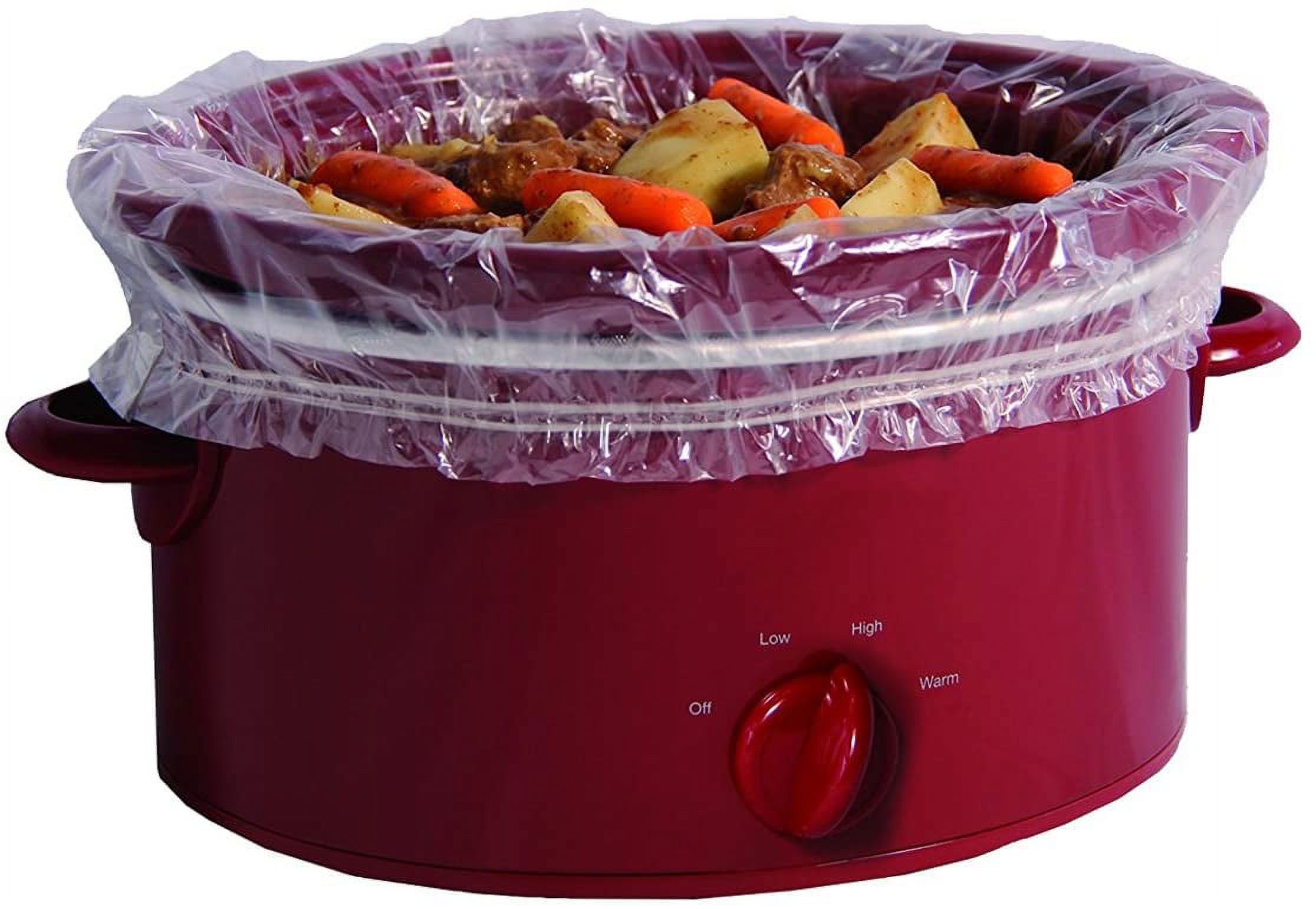 PanSaver 12 Pack Disposable Slow Cooker Liners Crockpot Liners Small Quart Cookers Liners with a Sure Fit Band - NSF approved, KOFK Certified Kosher