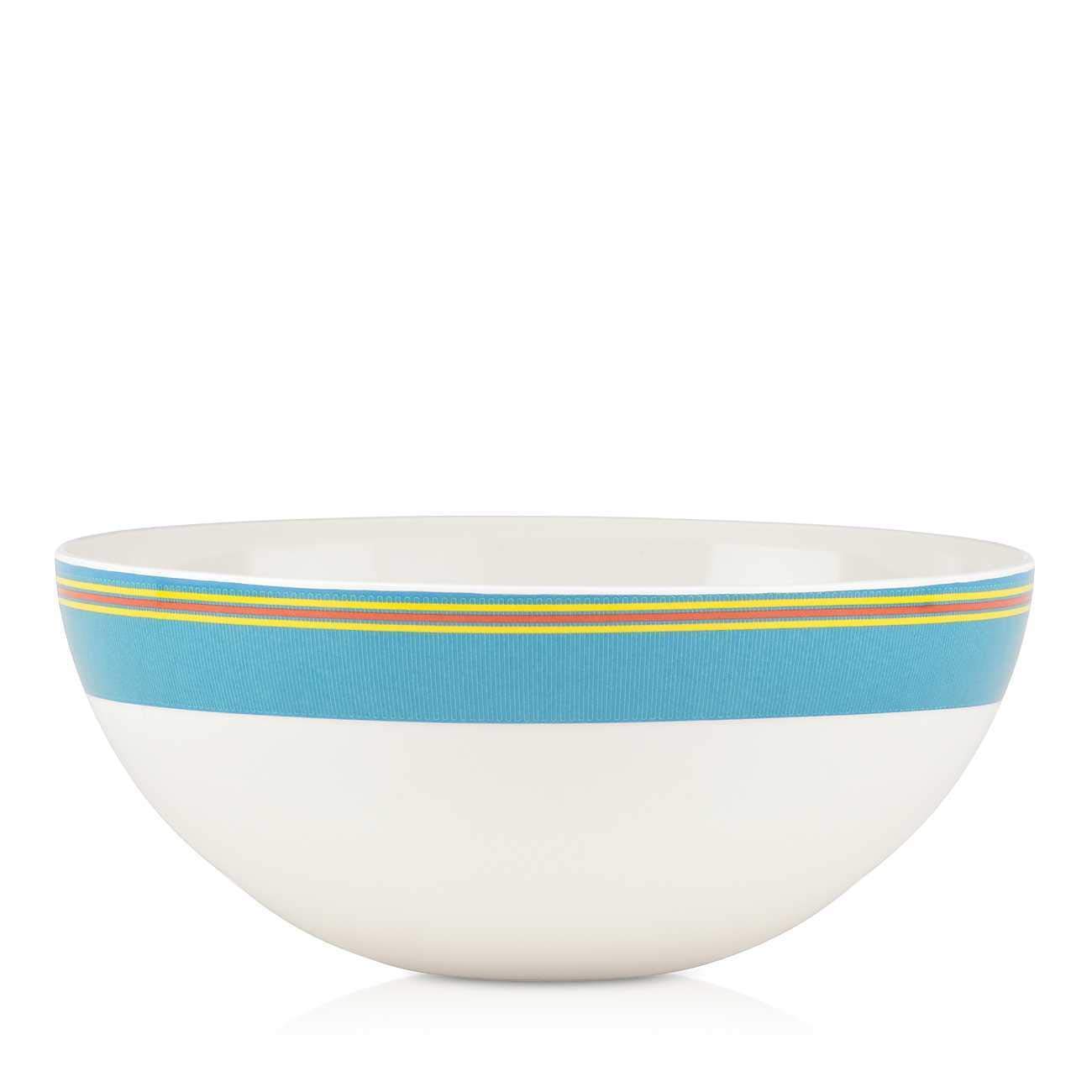 Dansk Cabana Striped Serving Bowl 10″X4″