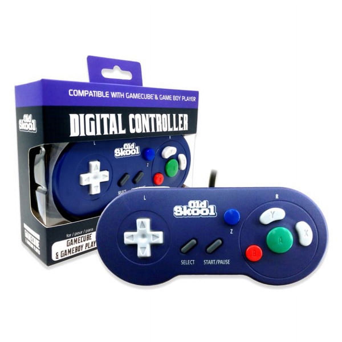 Purple GameCube & Gamboy Player Digital Controller