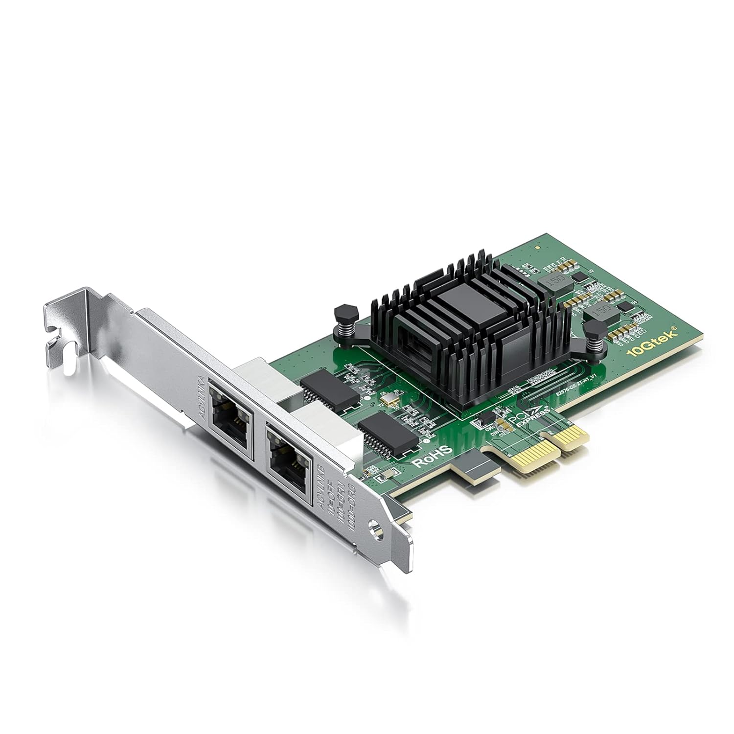10/100/1000Mbps Gigabit Ethernet Converged Network Adapter (NIC) with Intel 82576 Chip | Ethernet PCI Express Network