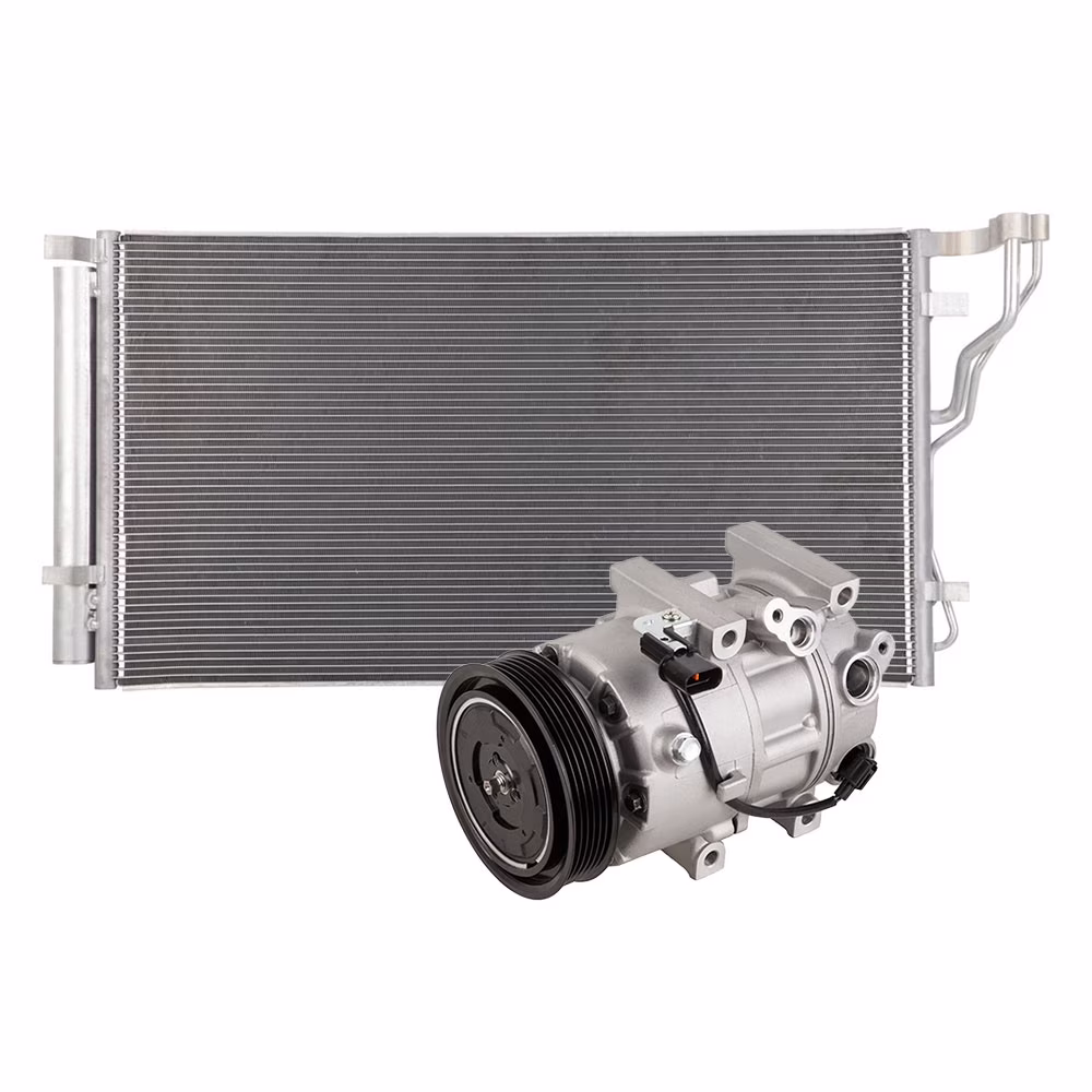 For Hyundai Sonata 2011 2012 2013 2014 AC Compressor w/ A/C Condenser Drier - Buyautoparts