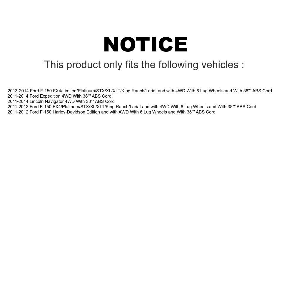 Transit Auto - Front Wheel Bearing And Tie Rod End Kit For Ford F-150 Expedition Lincoln Navigator K77-100217