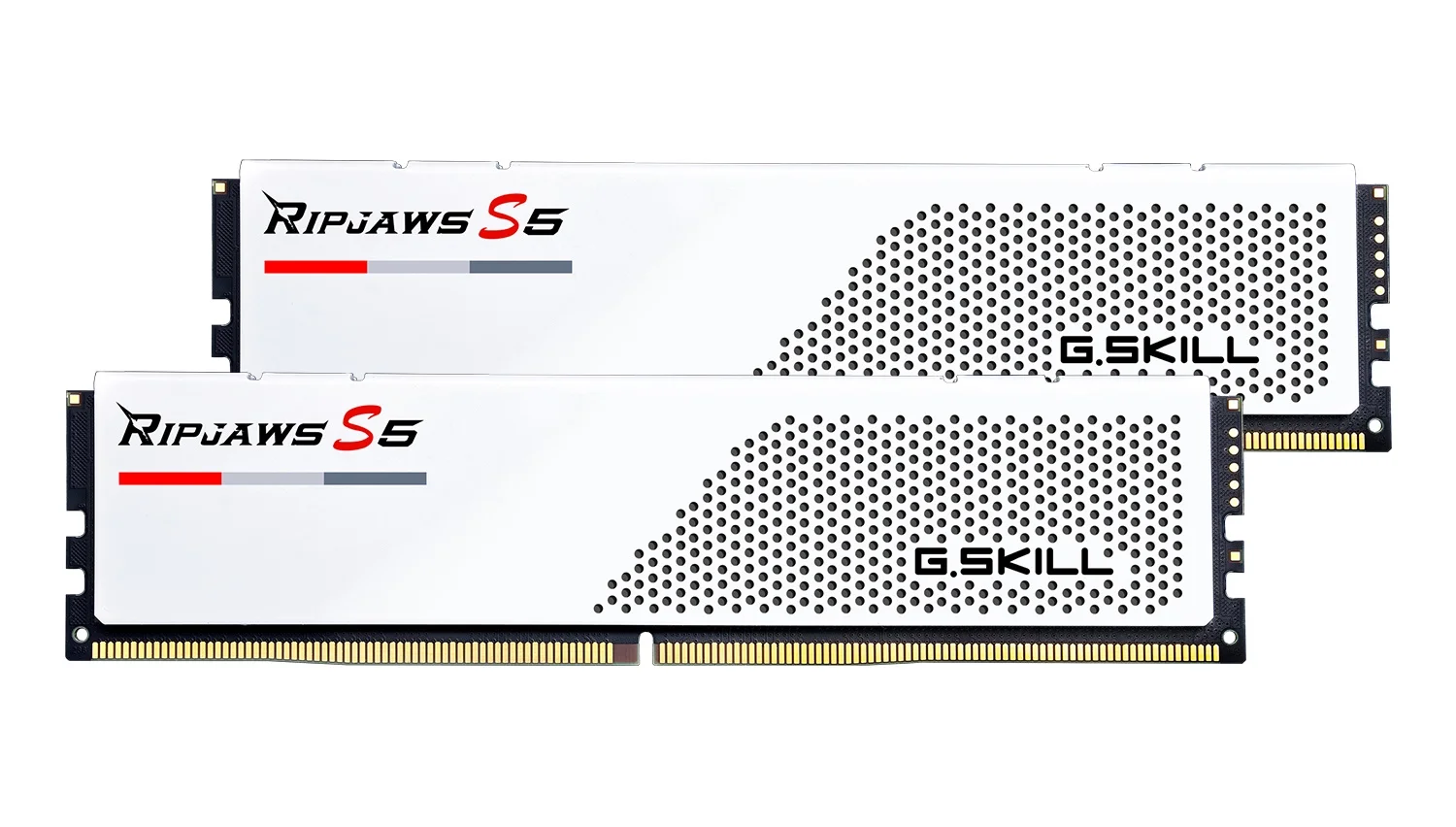 64GB G.Skill DDR5 Ripjaws S5 6000MHz CL30 Dual Channel Kit 2x 32GB White