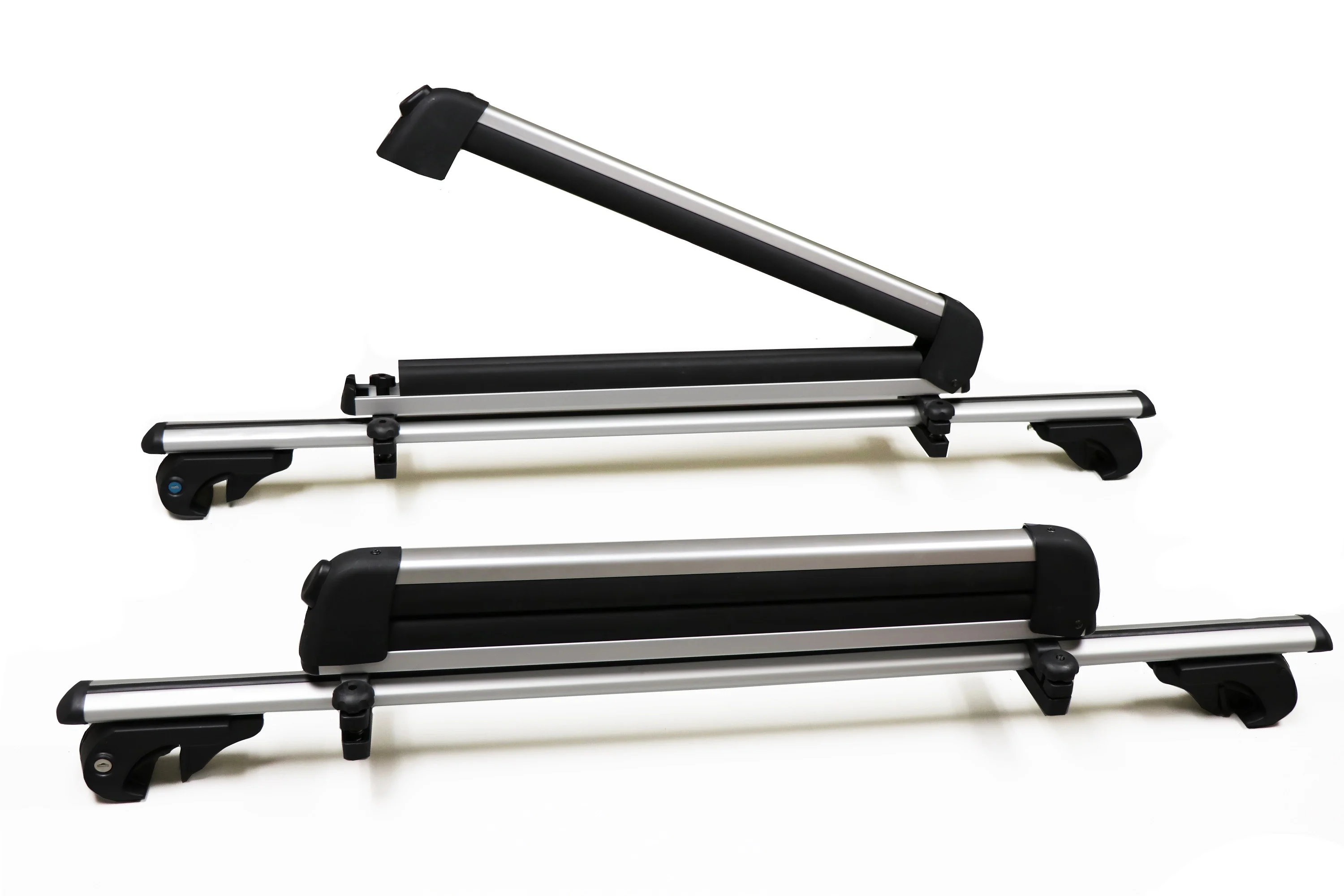 BrightLines Roof Rack Crossbars Ski Rack Combo Compatible with Jeep Liberty 2008-2013
