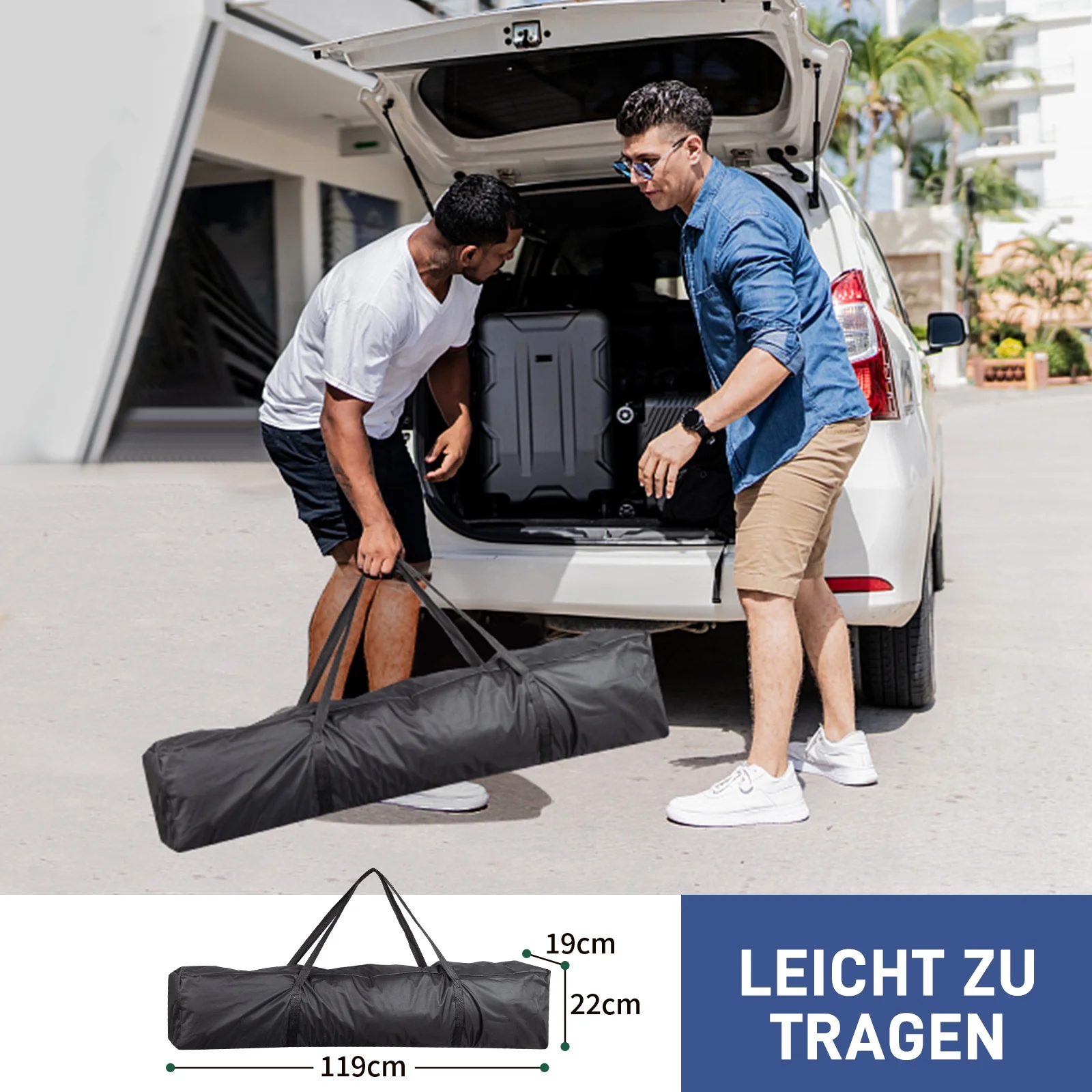 Ktaxon 10'x10' Pop Up Tent Folding Gazebo Beach Canopy W/4 Carry Bag