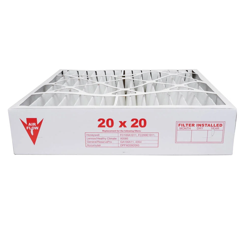 AIRx Filters 20x20x5 MERV 8 HVAC AC Furnace Air Filter Replacement for Honeywell FC100A1011 FC200E1011 CF200A1024, Dust 2-Pack, Made in the USA