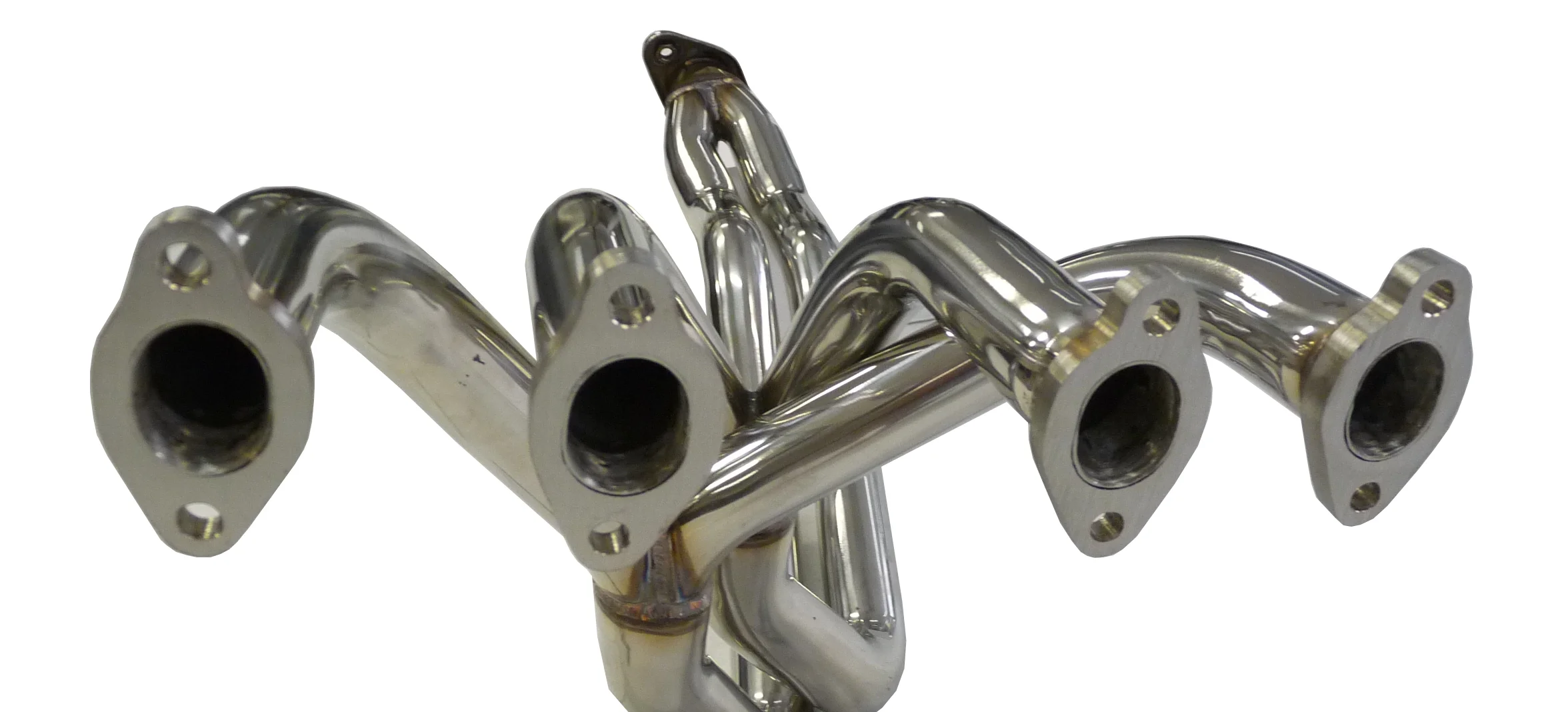 Stainless Header Fits 75-88 Volkswagen Scirocco 1.6/1.8L, 75-83 Rabbit/ GTI, 85-89 Cabriolet By Becker
