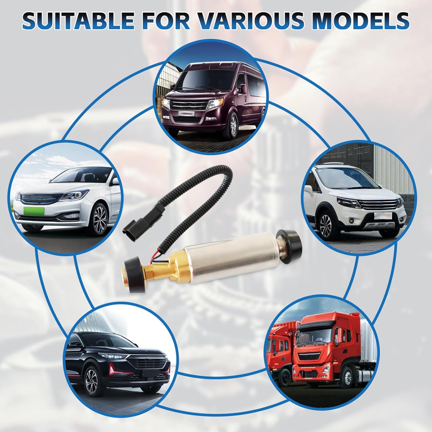 PANGOLIN Fuel Transfer Pump 12V Fuel Pump 5260632 for ISDe ISLe Engine Replace OE 4937766 5260634 3968190 3968188 3968187 Automotive Fuel Pumps