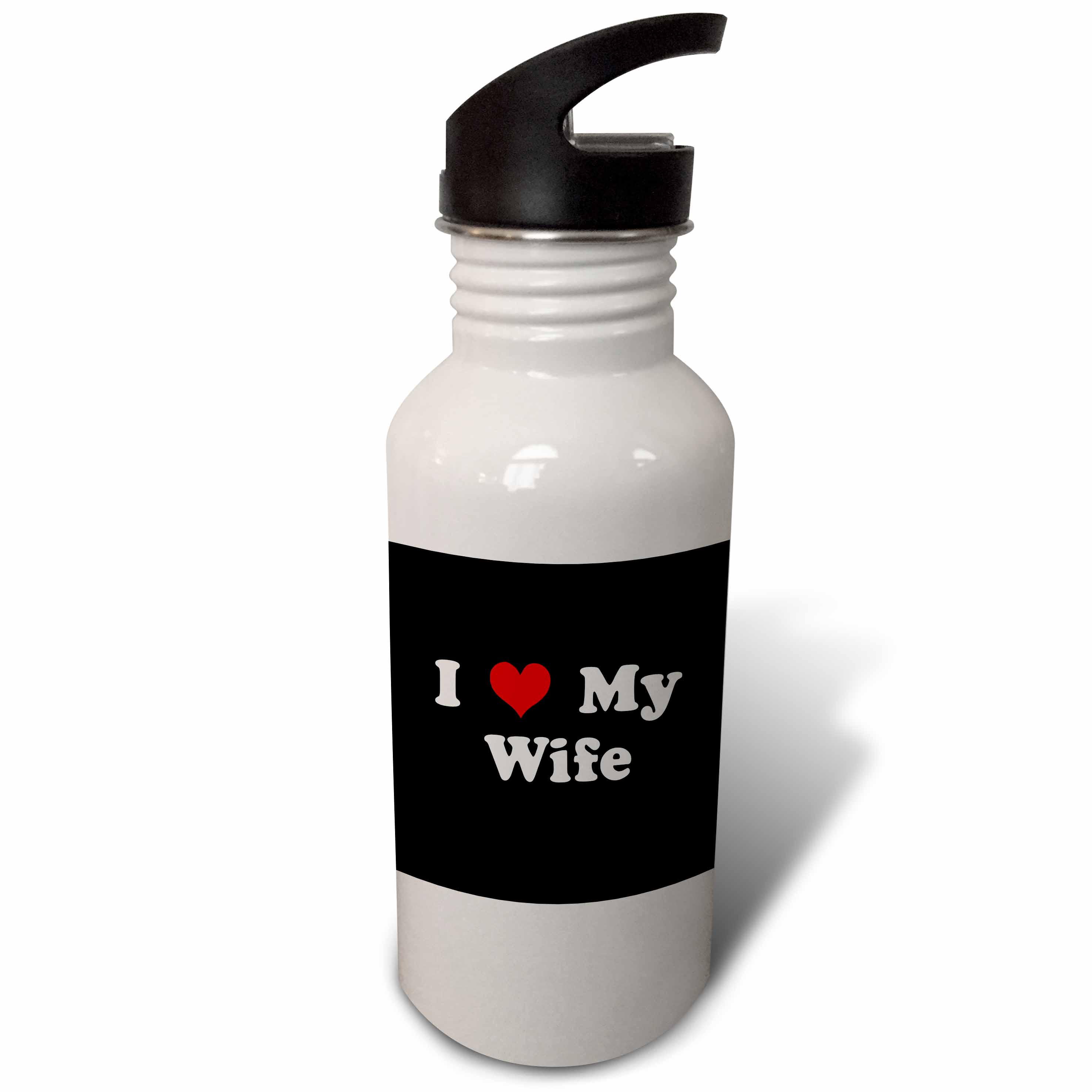 I Love My Wife 21 oz Sports Water Bottle wb-16583-1