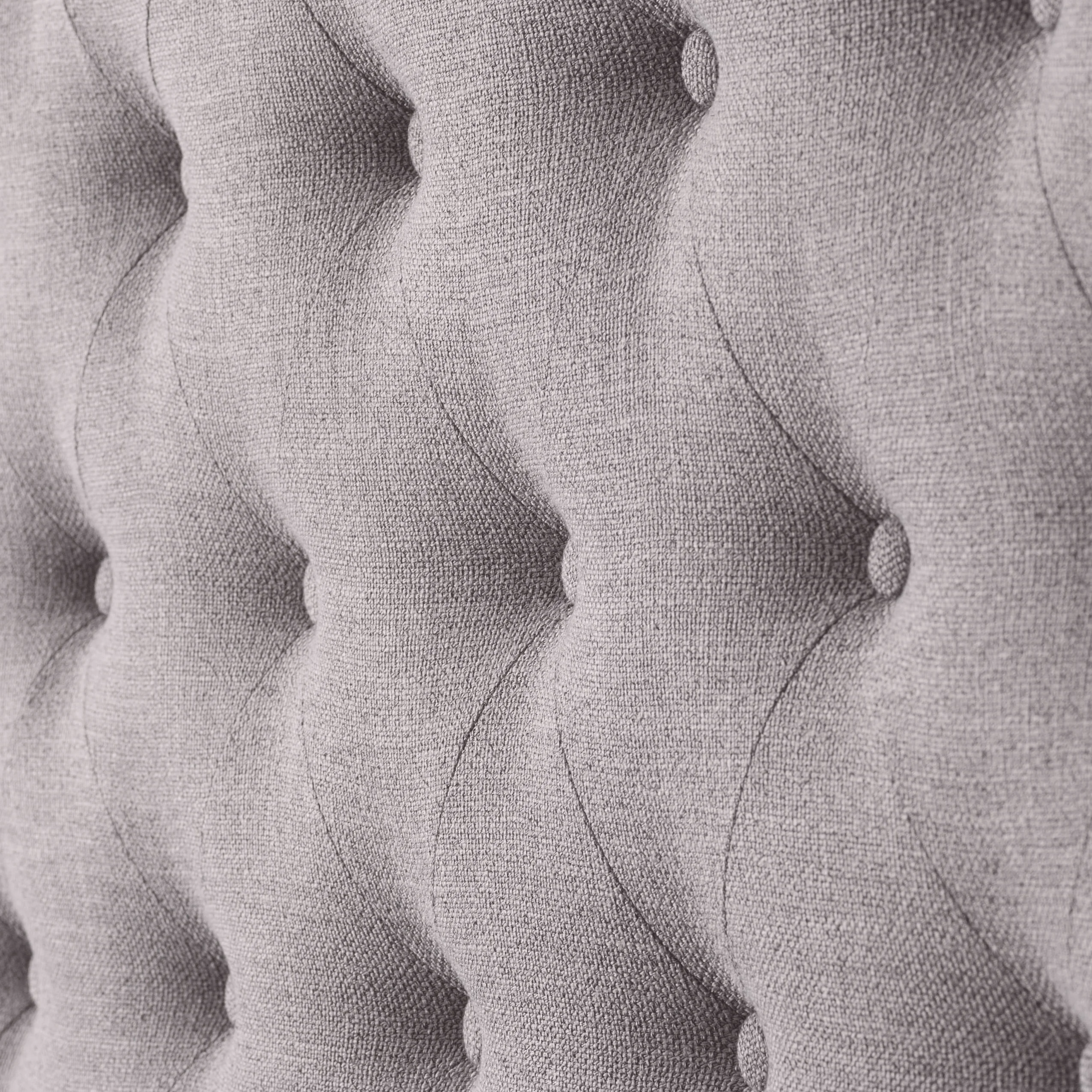 CorLiving Fairfield Tufted Fabric Bed with Wings, King