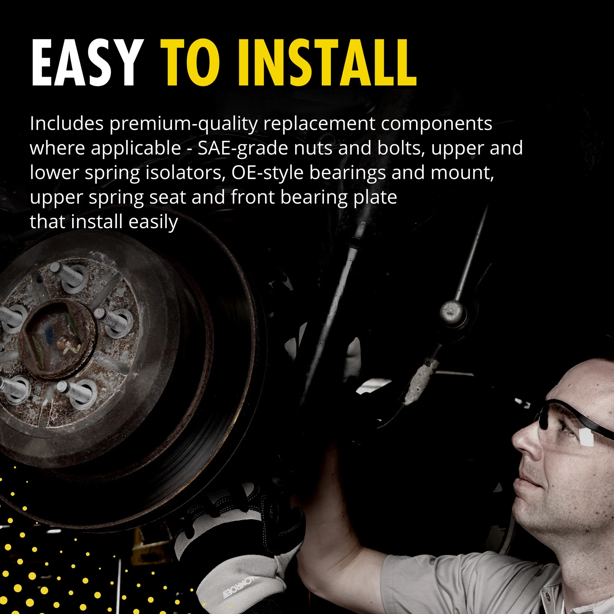 Monroe Shocks & Struts Strut-Mate 909998 Suspension Coil Spring Seat