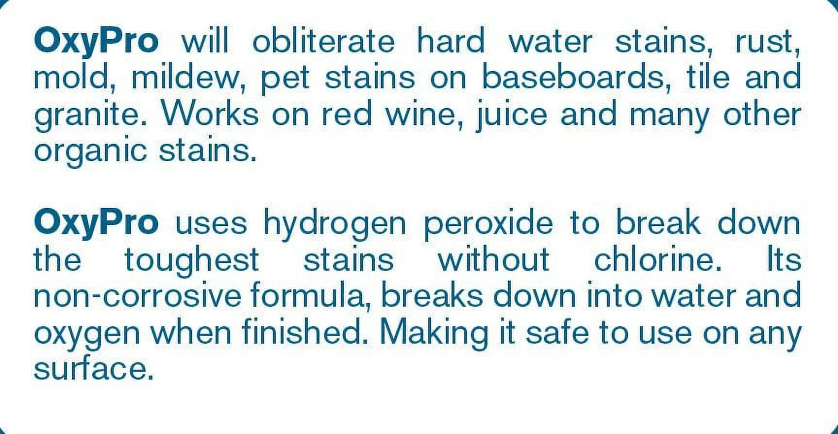 OXY-PRO - Oxi Cleaner