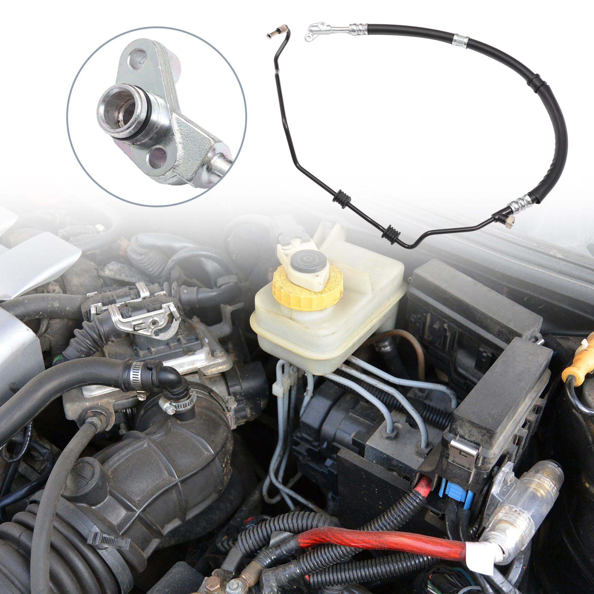 Unique Bargains Power Steering Pressure Line Hose Assembly for Honda Odyssey Cargo EX LX 3.5L V6 - Gas 1999-2001