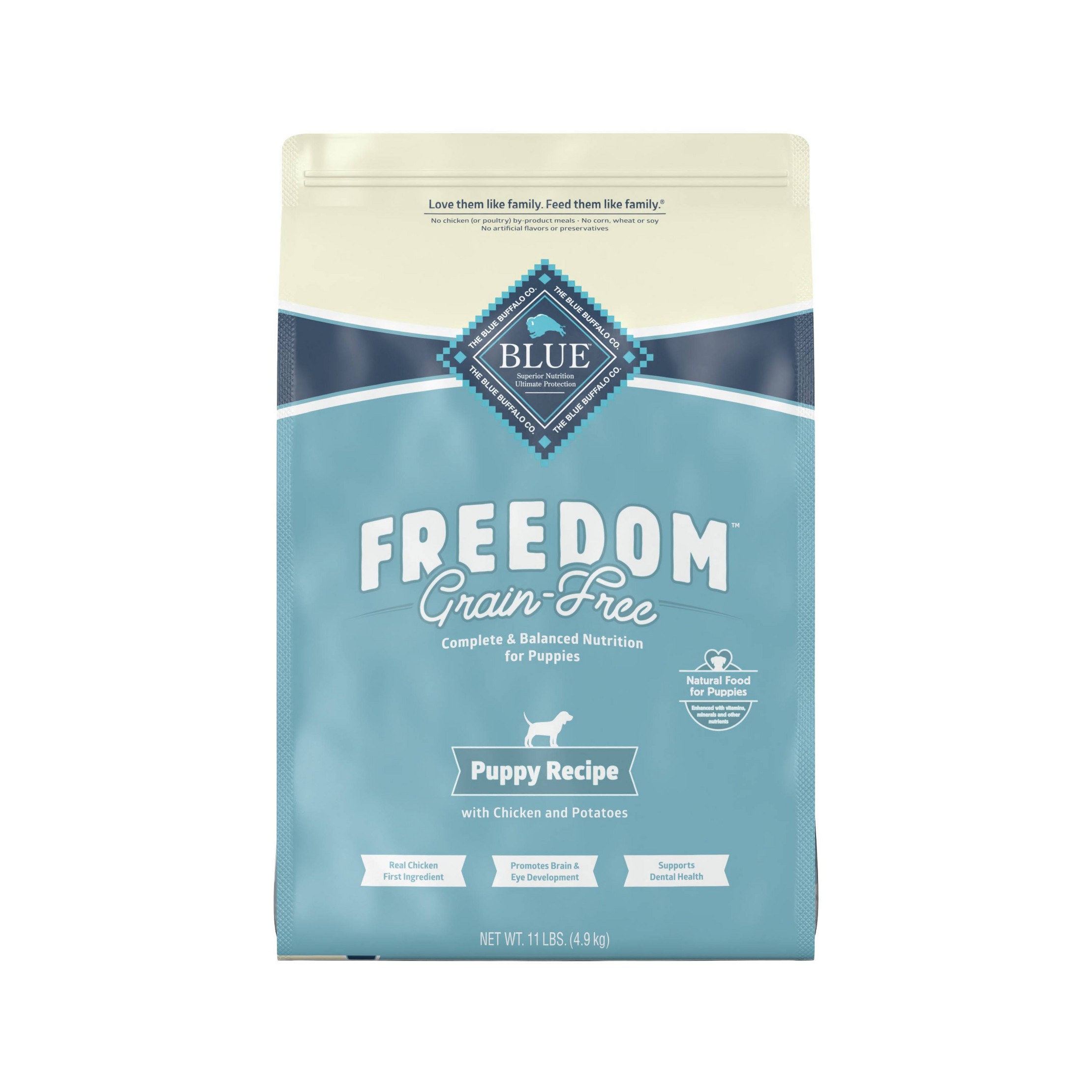 Freedom Grain Free with Chicken, Peas & Potatoes Puppy Dry Dog Food - 11lbs