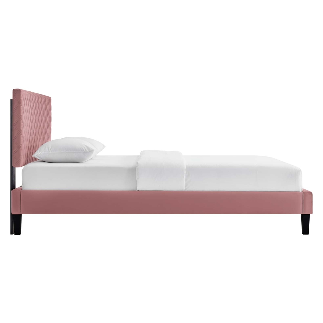 Garcelle Performance Velvet King Platform Bed-MOD-7048