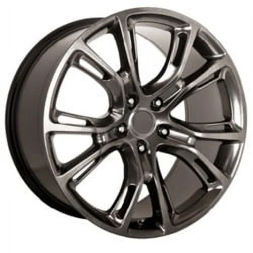 OE Creations Aluminum Rim PR137 22X9in Hyper Silver Dark Finish, 137H-2297334