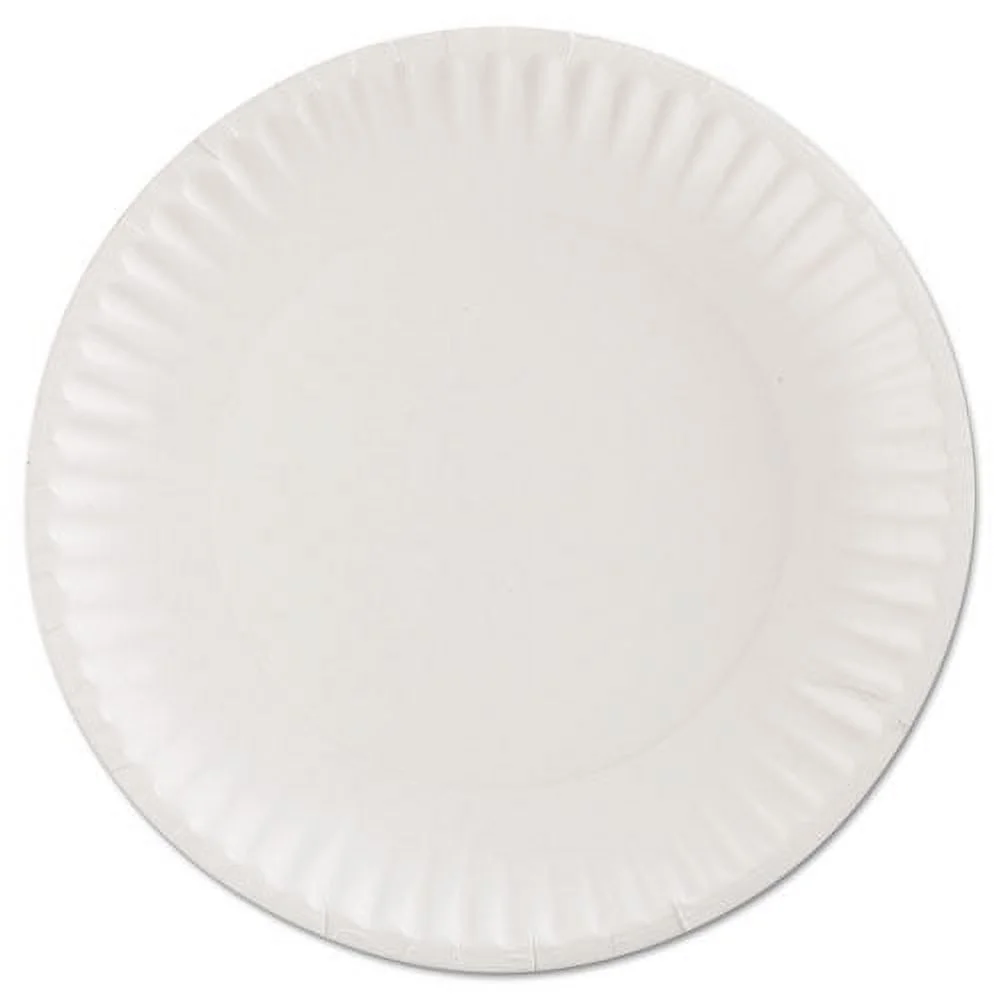 AJM Gold Label Coated Paper Plates, 9
