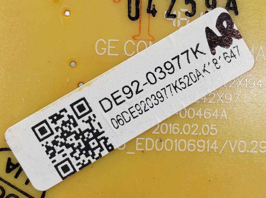 OEM Samsung Microwave Control DE92-03977K *Same Day Shipping